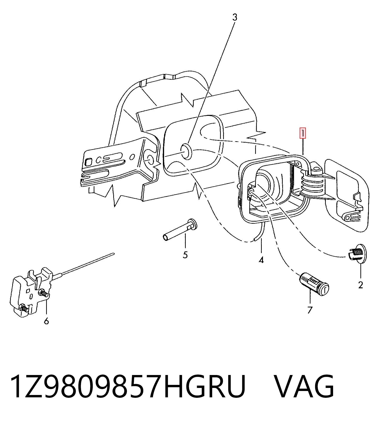 Alcapão do tanque de combustível Skoda Octavia II 1Z5 ao melhor preço