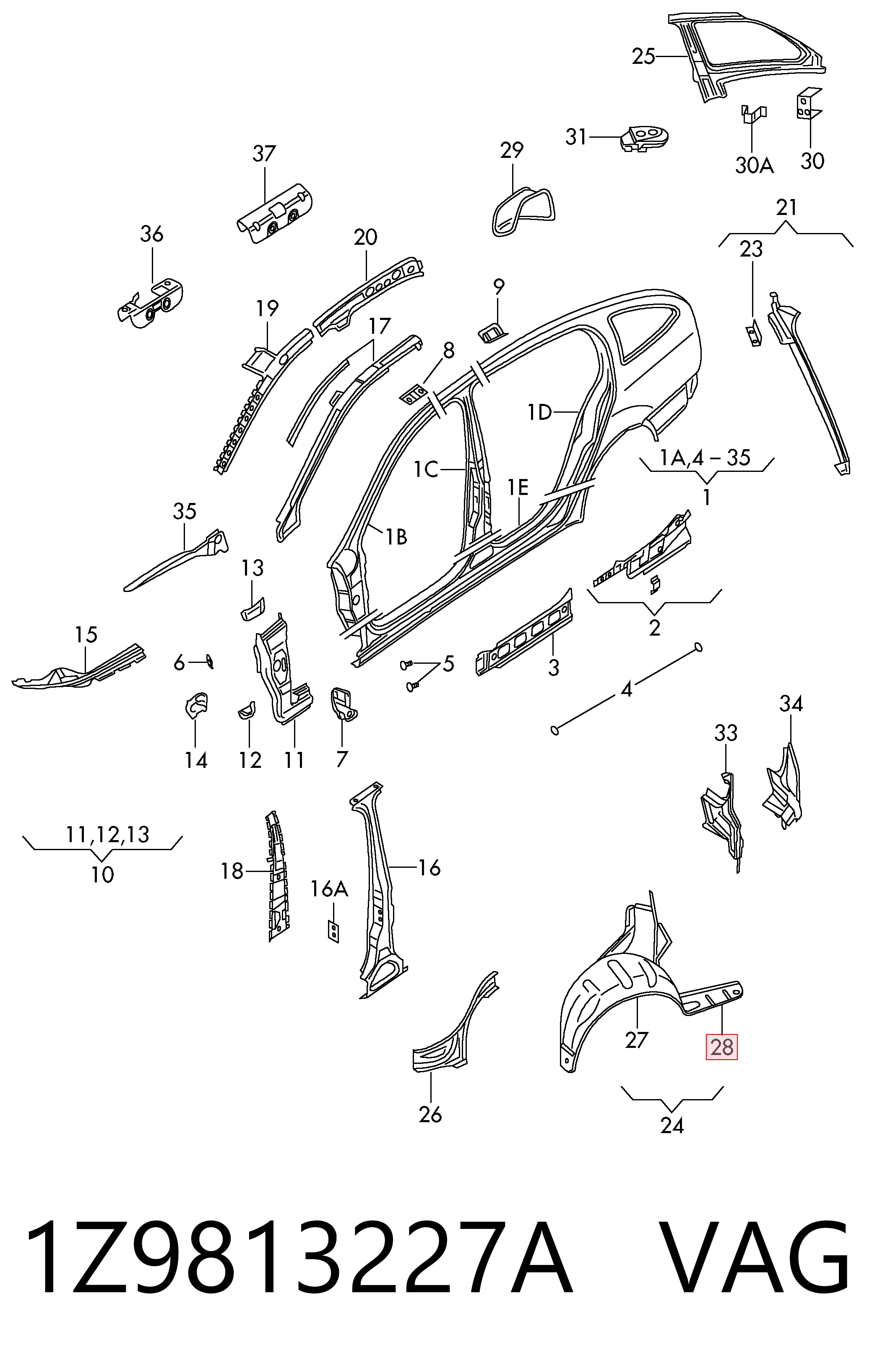 1Z9813227A VAG 