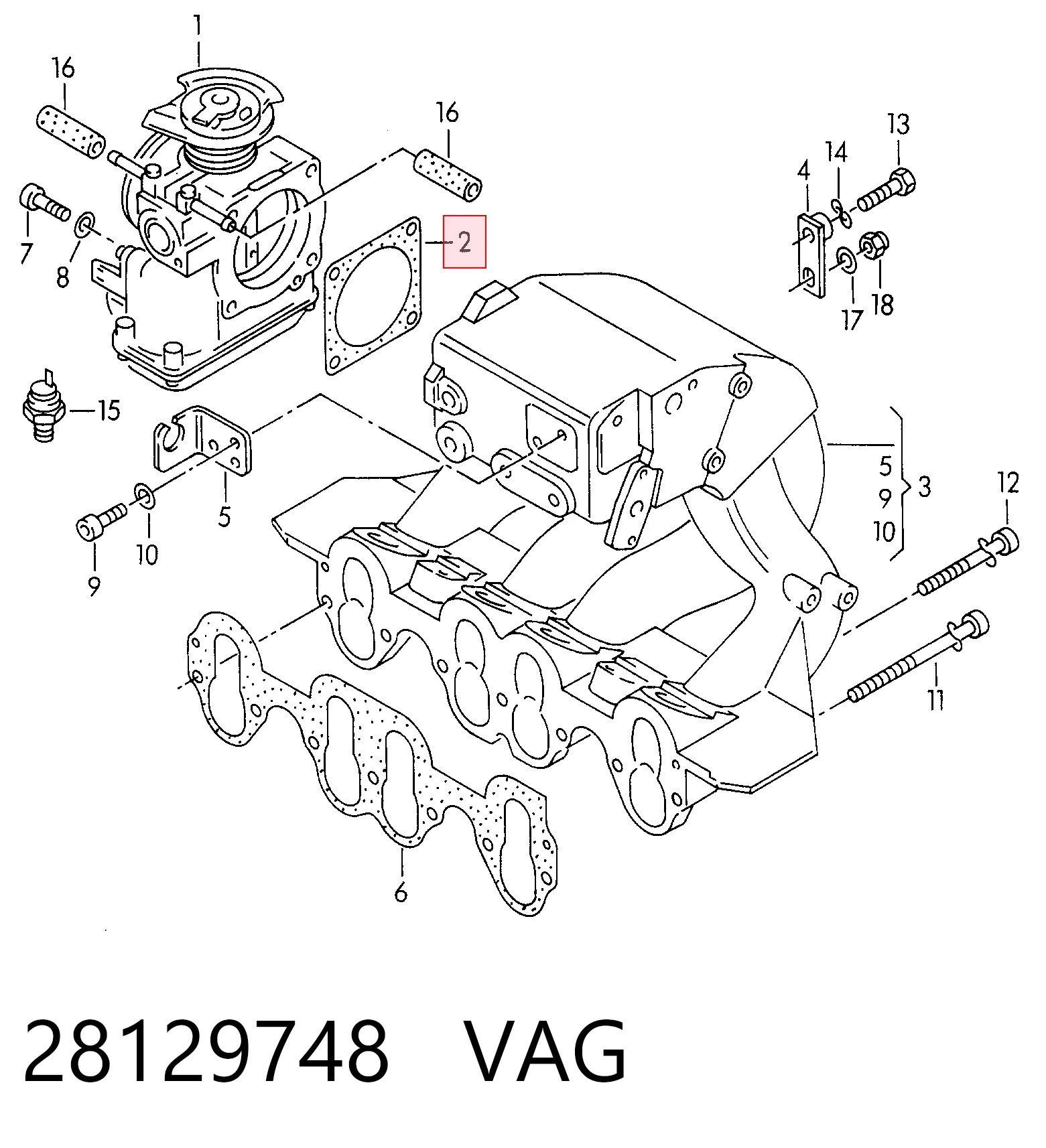 Compre Vedante da válvula de borboleta Audi A6 