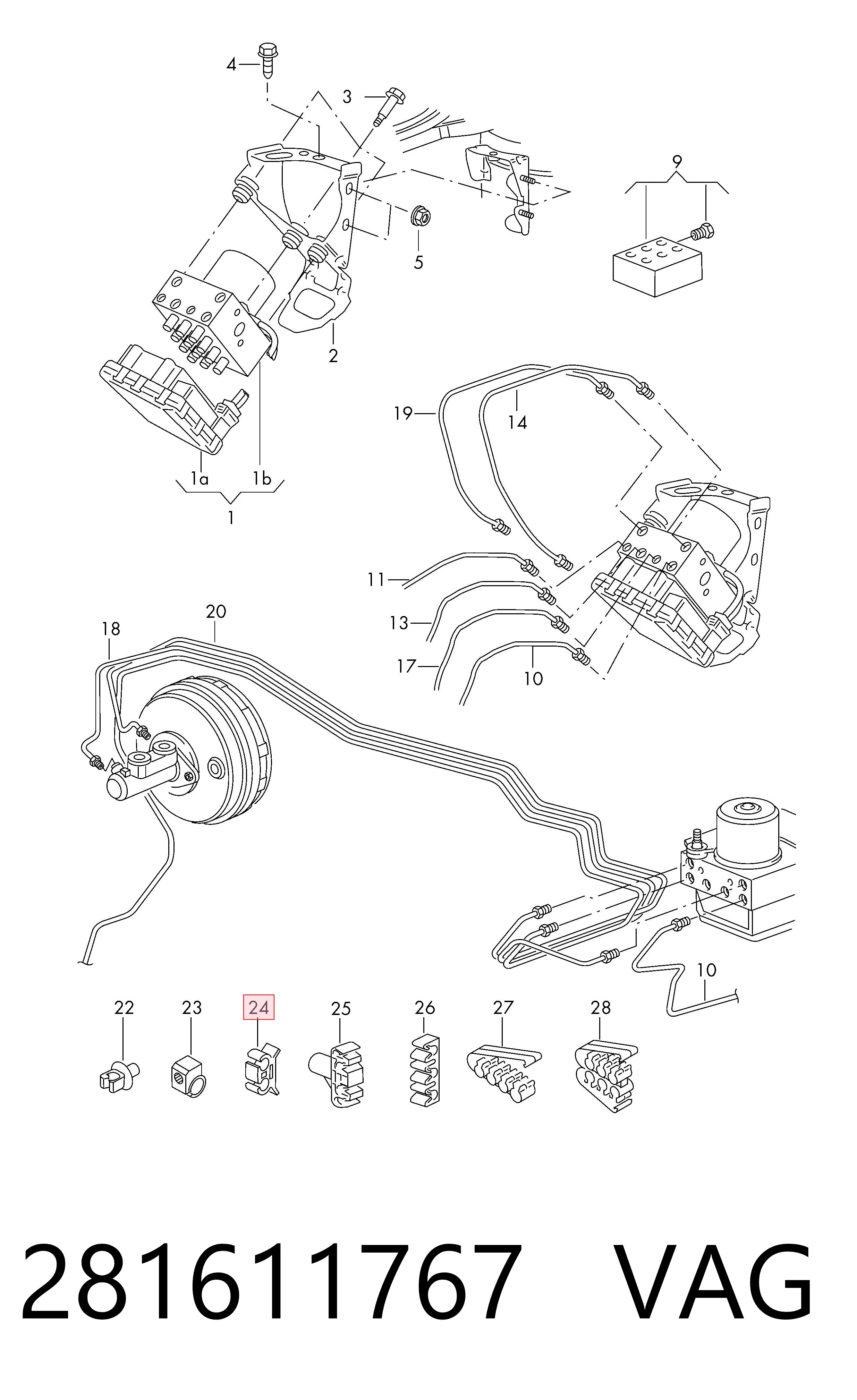  VAG 281611767 preço, a partir de 3,87 USD