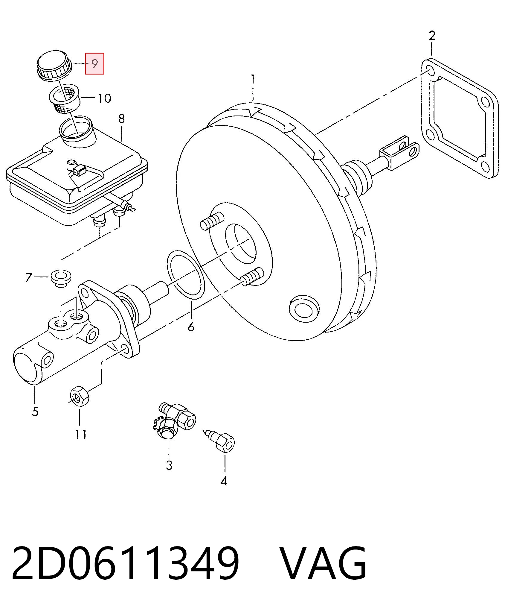 2D0611349 VAG