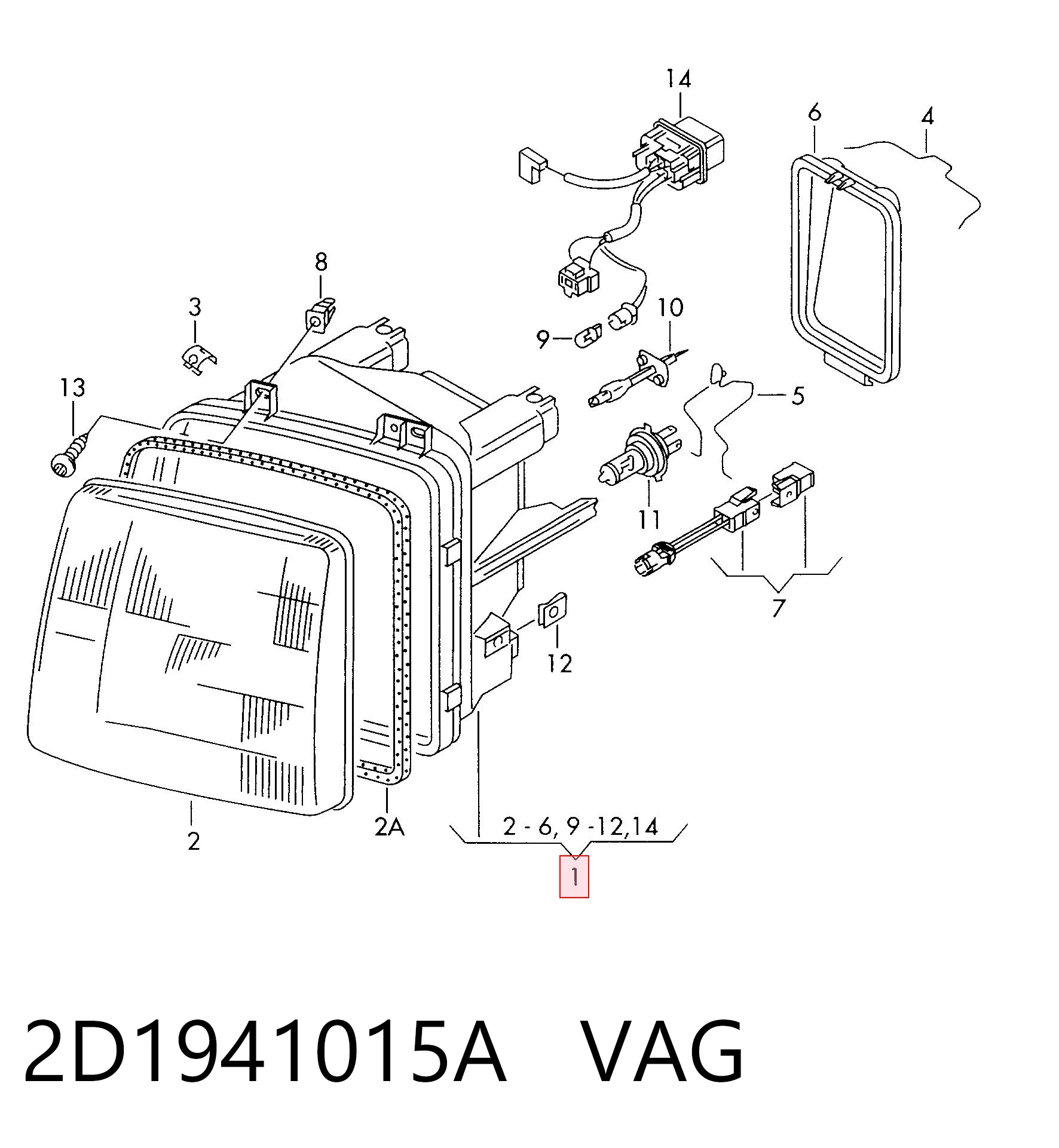 2D1941015A VAG