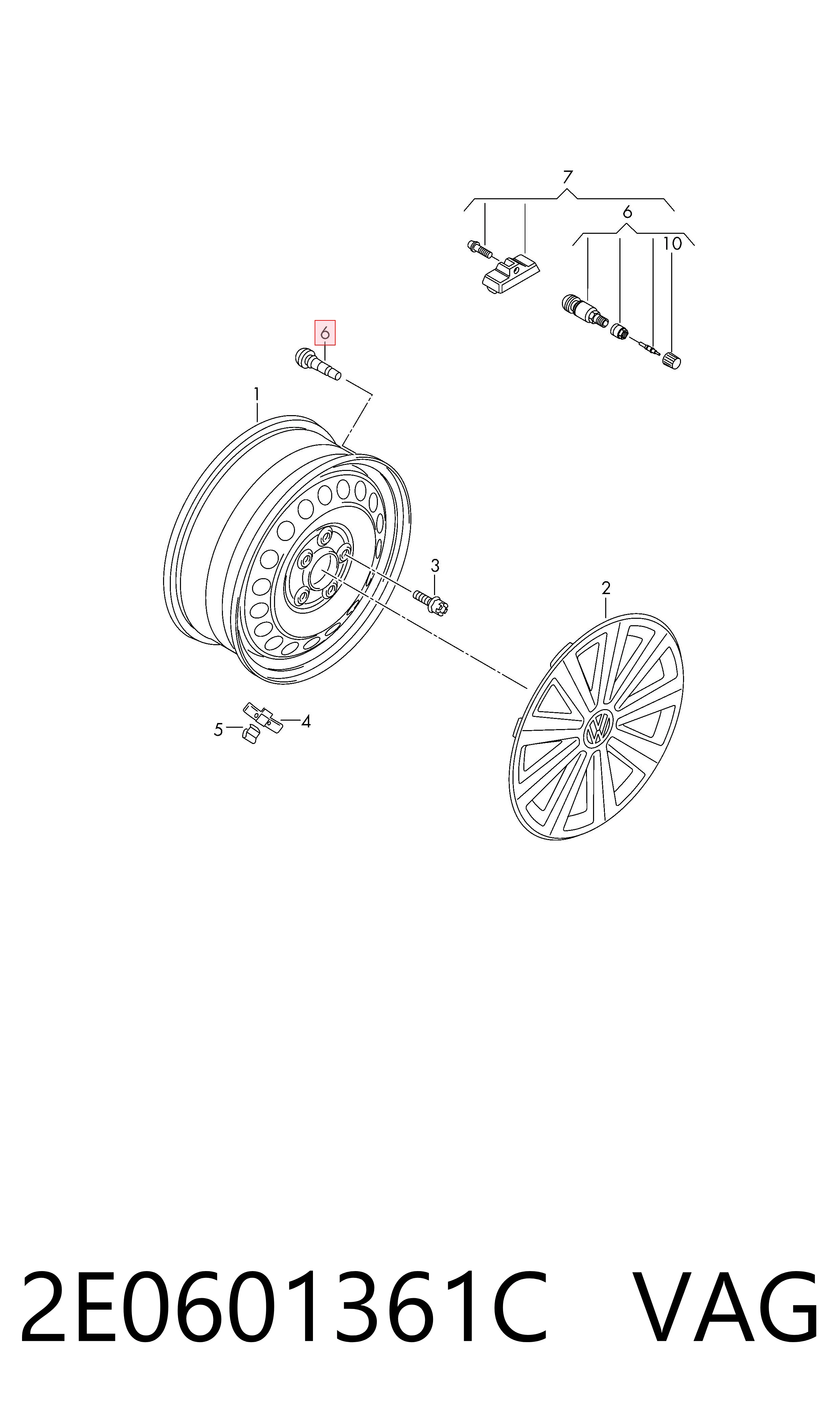 2E0601361C VAG