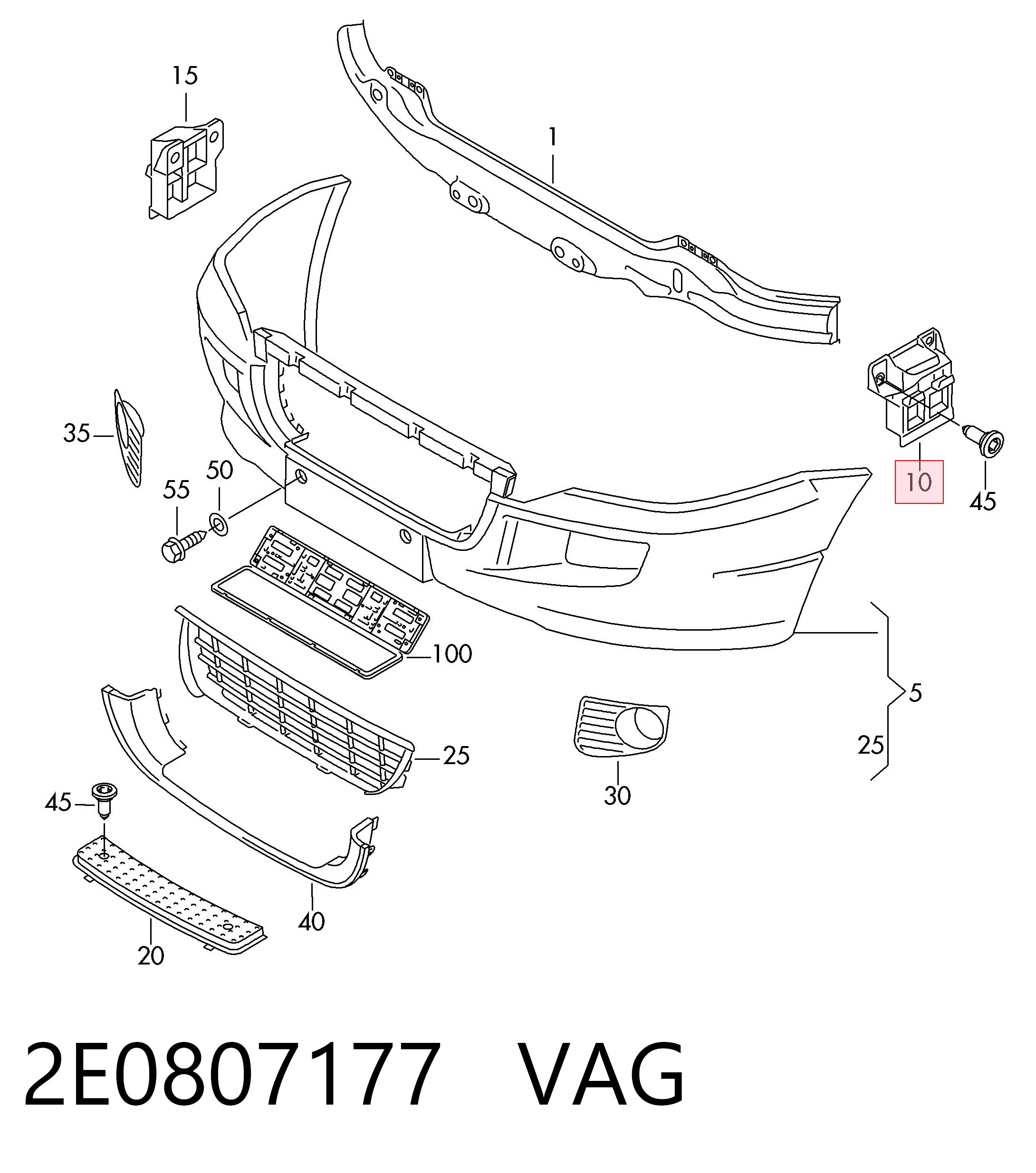 2E0807177 VAG