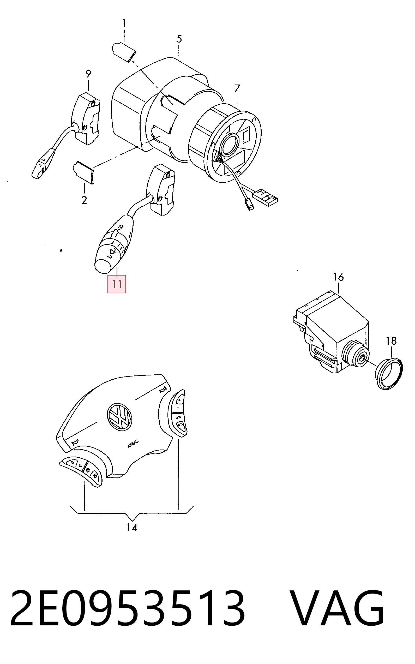 2E0953513 VAG