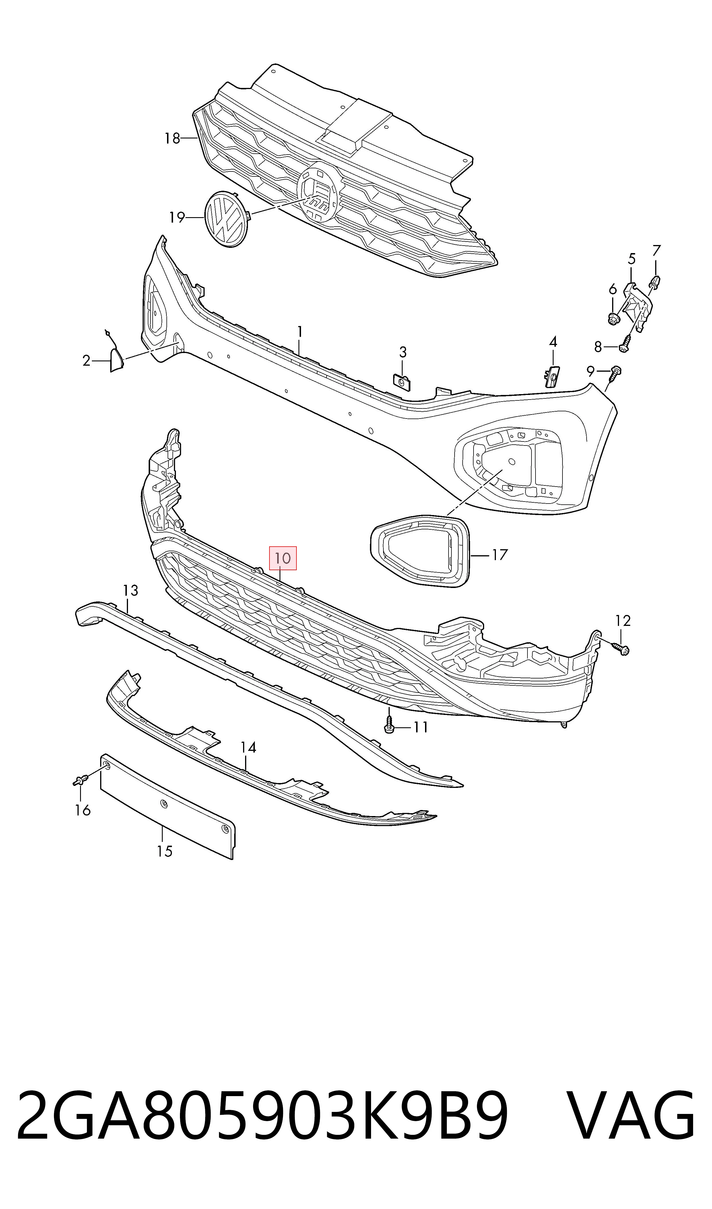 2GA805903K9B9 VAG