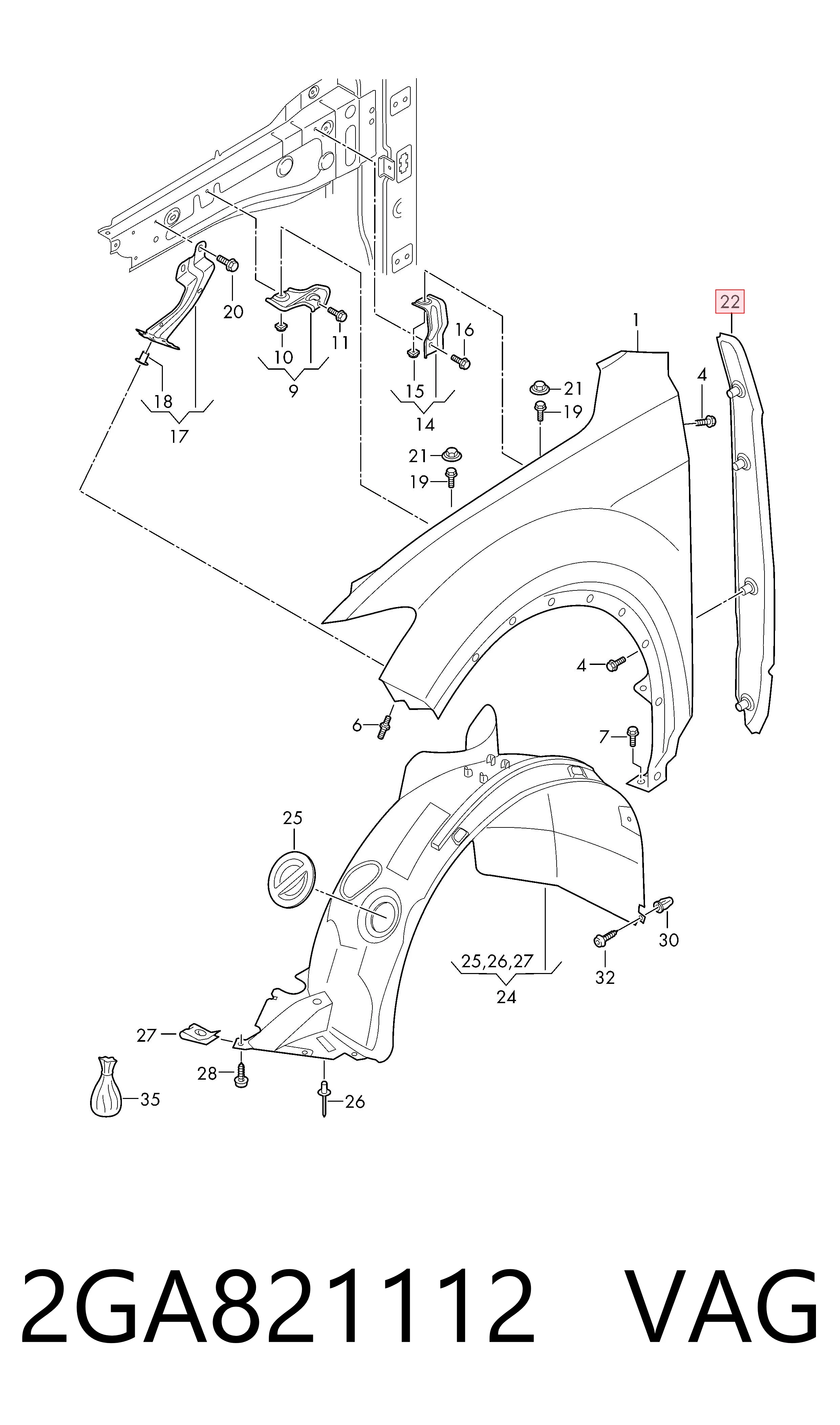 2GA821112 VAG