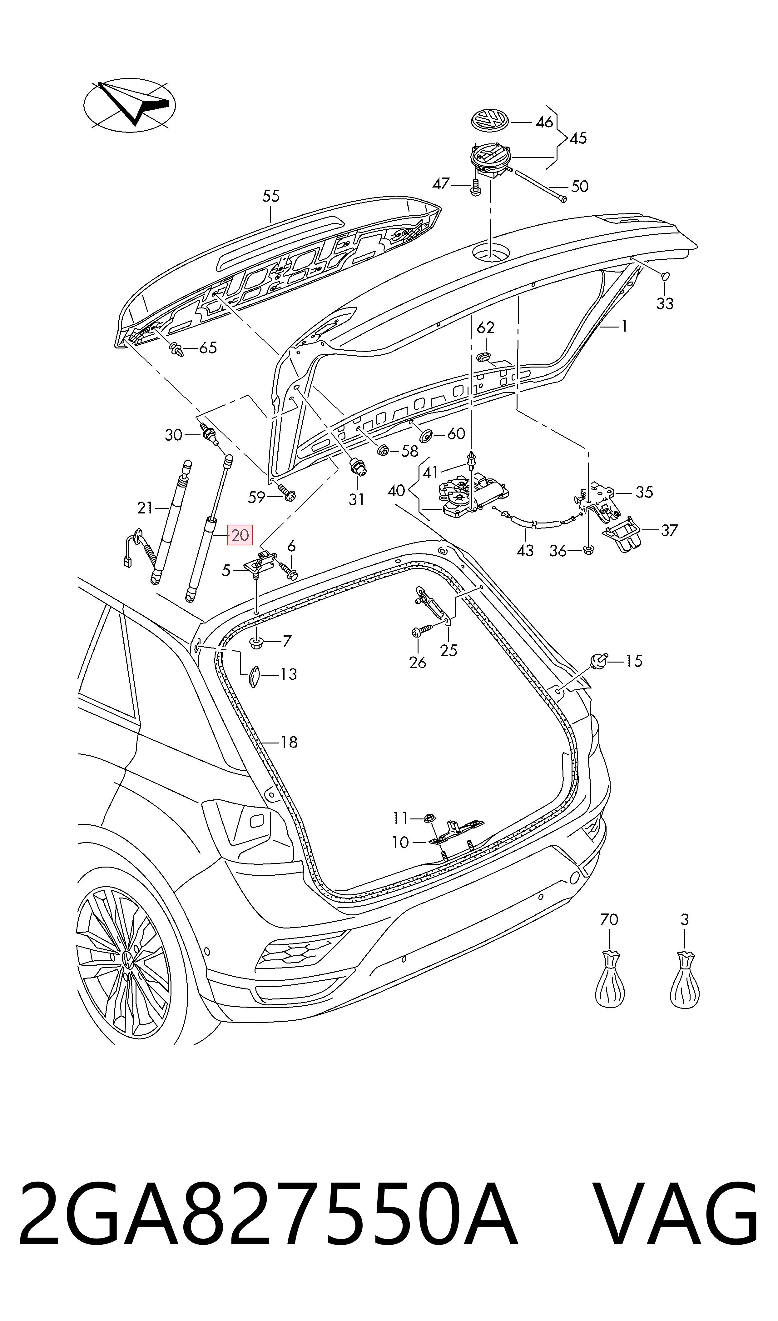 2GA827550A VAG