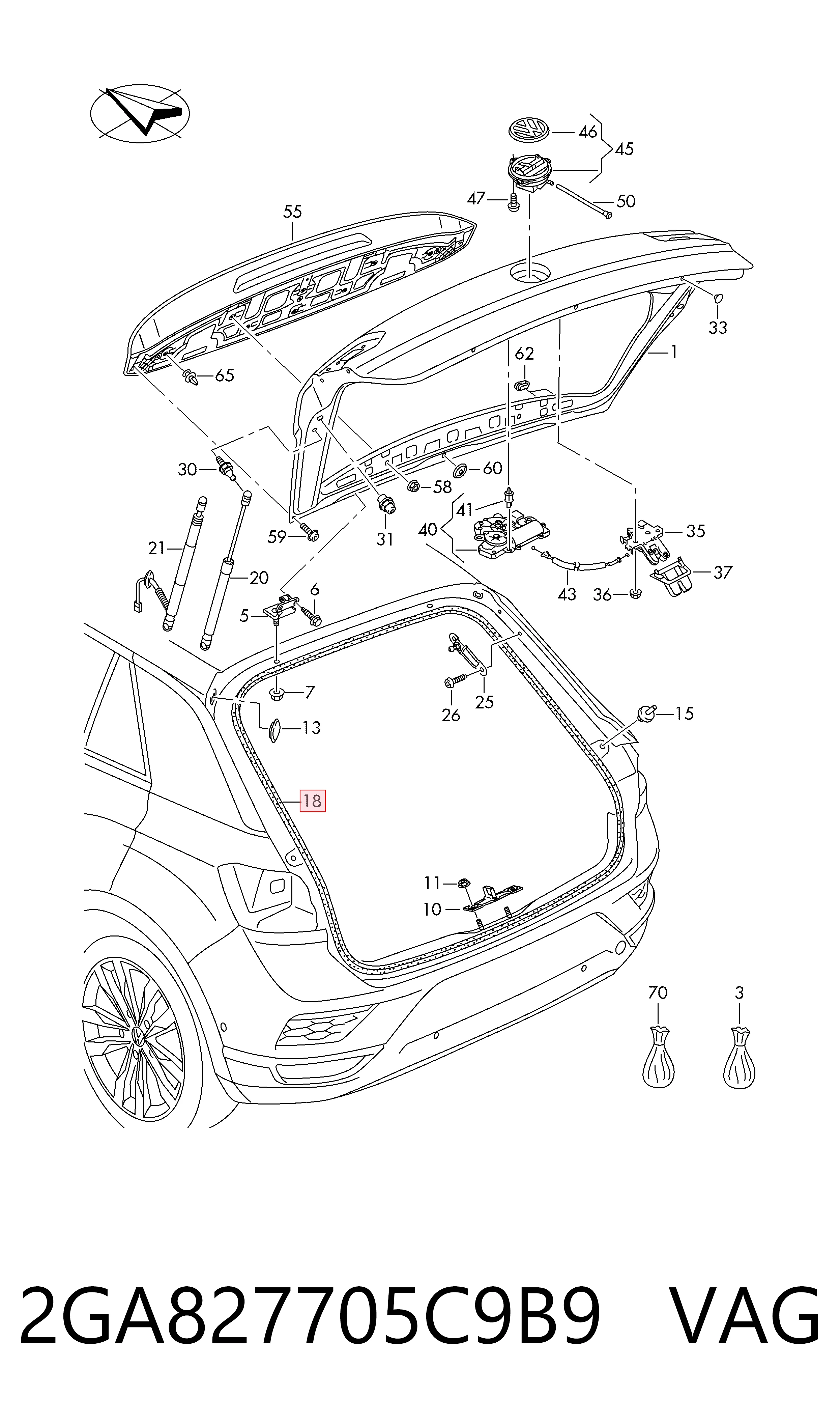 2GA827705C9B9 VAG