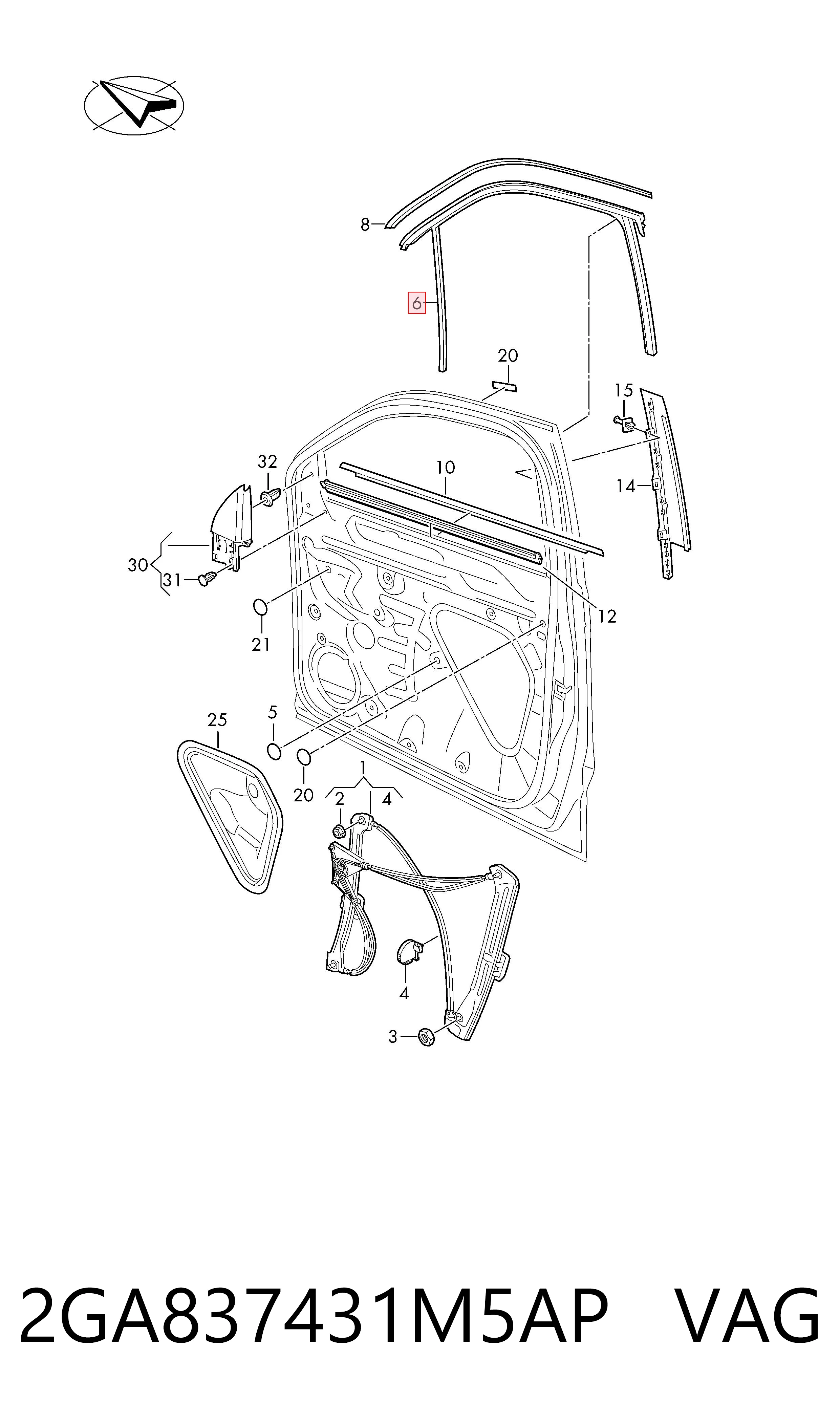 2GA837431M5AP VAG 