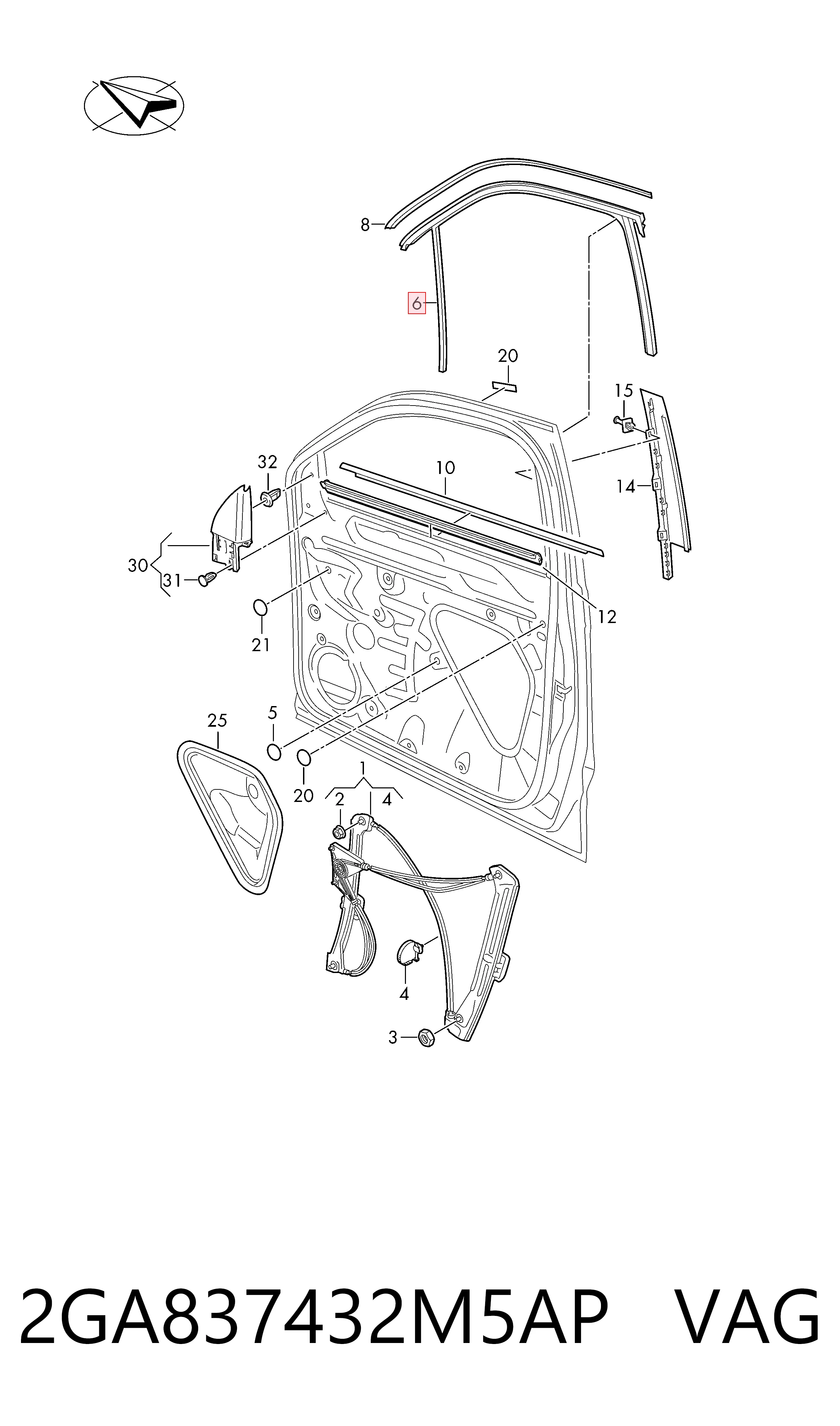 2GA837432M5AP VAG 