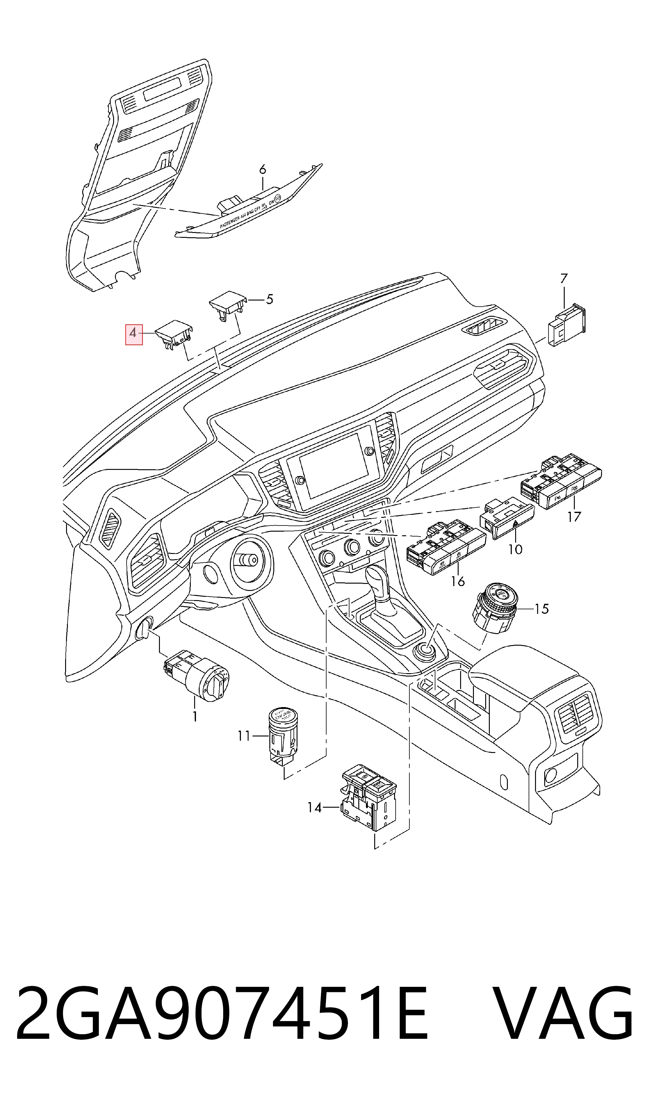 2GA907451E VAG 