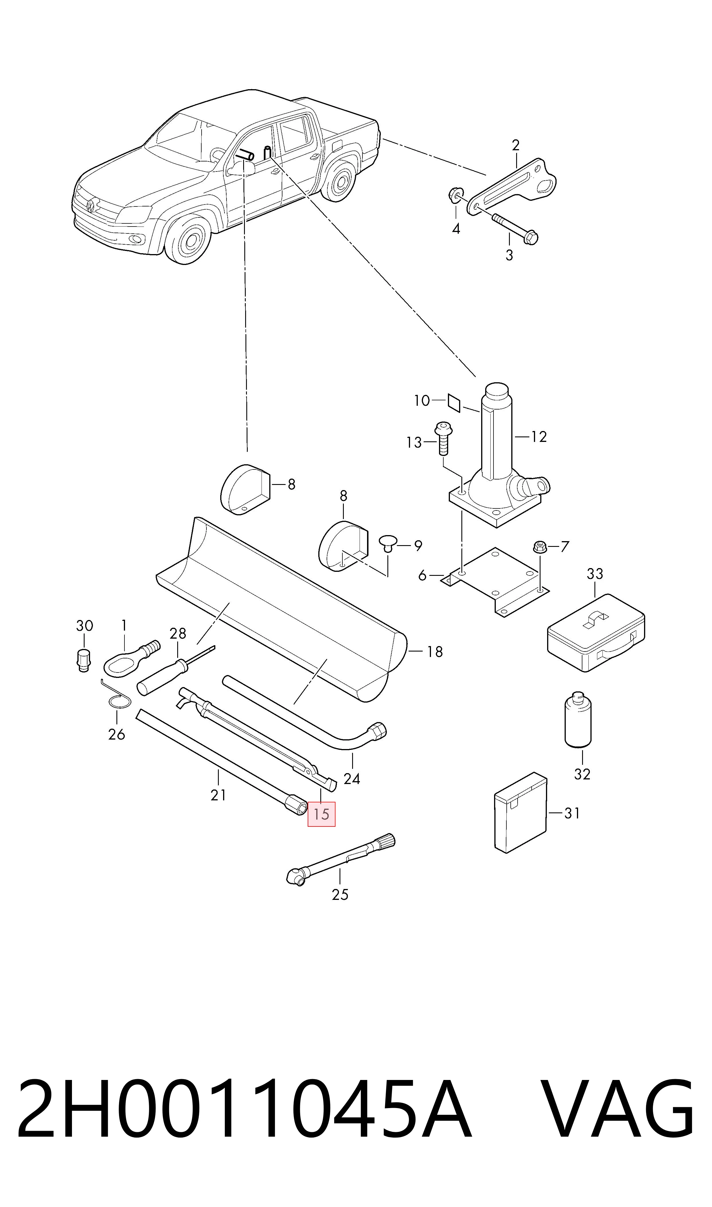 Compre 2H0011045A VAG 