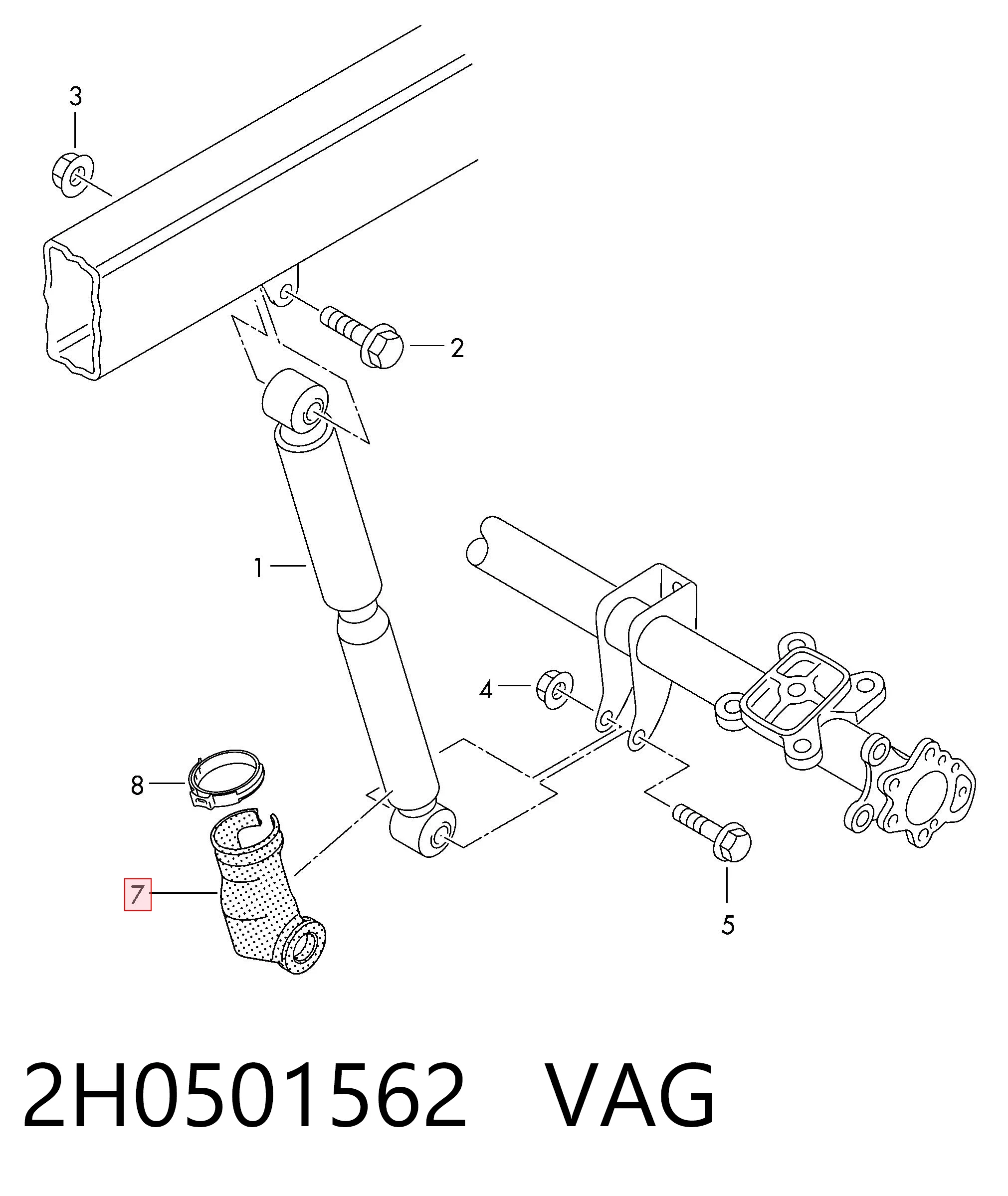  VAG 2H0501562 preço, a partir de 37,65 USD