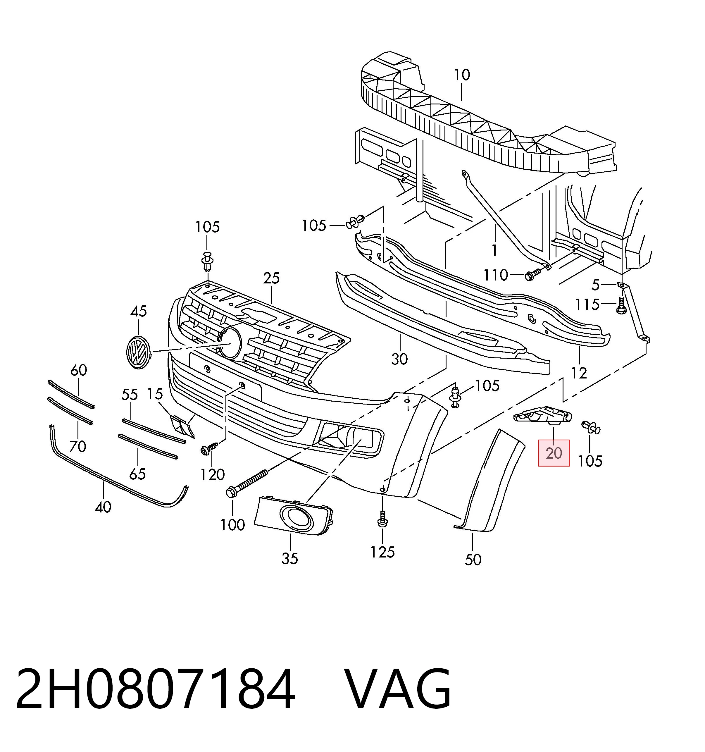 2H0807184 VAG