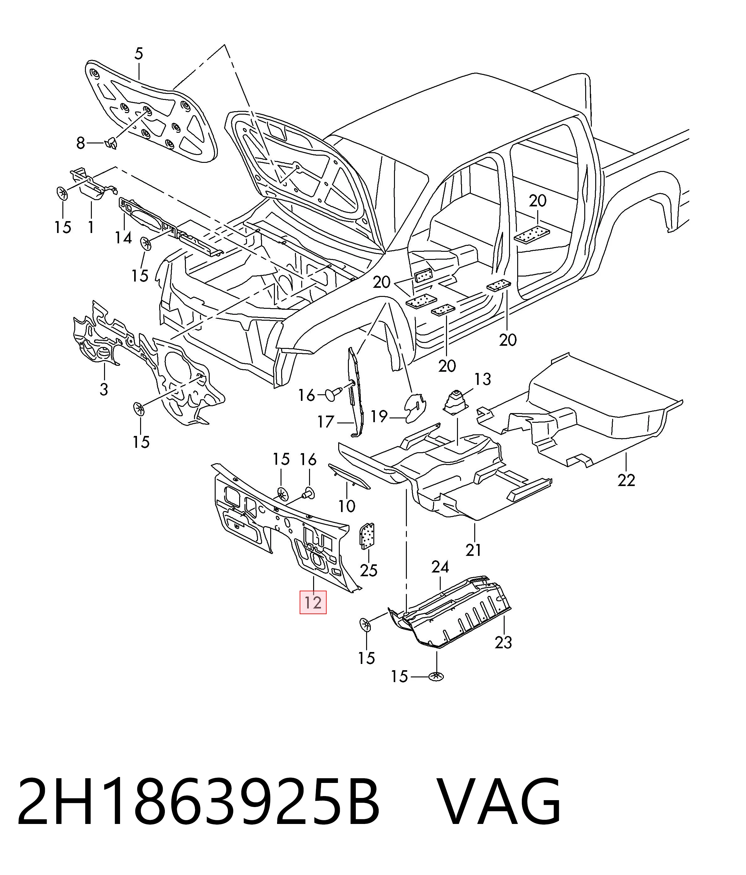 2H1863925B VAG