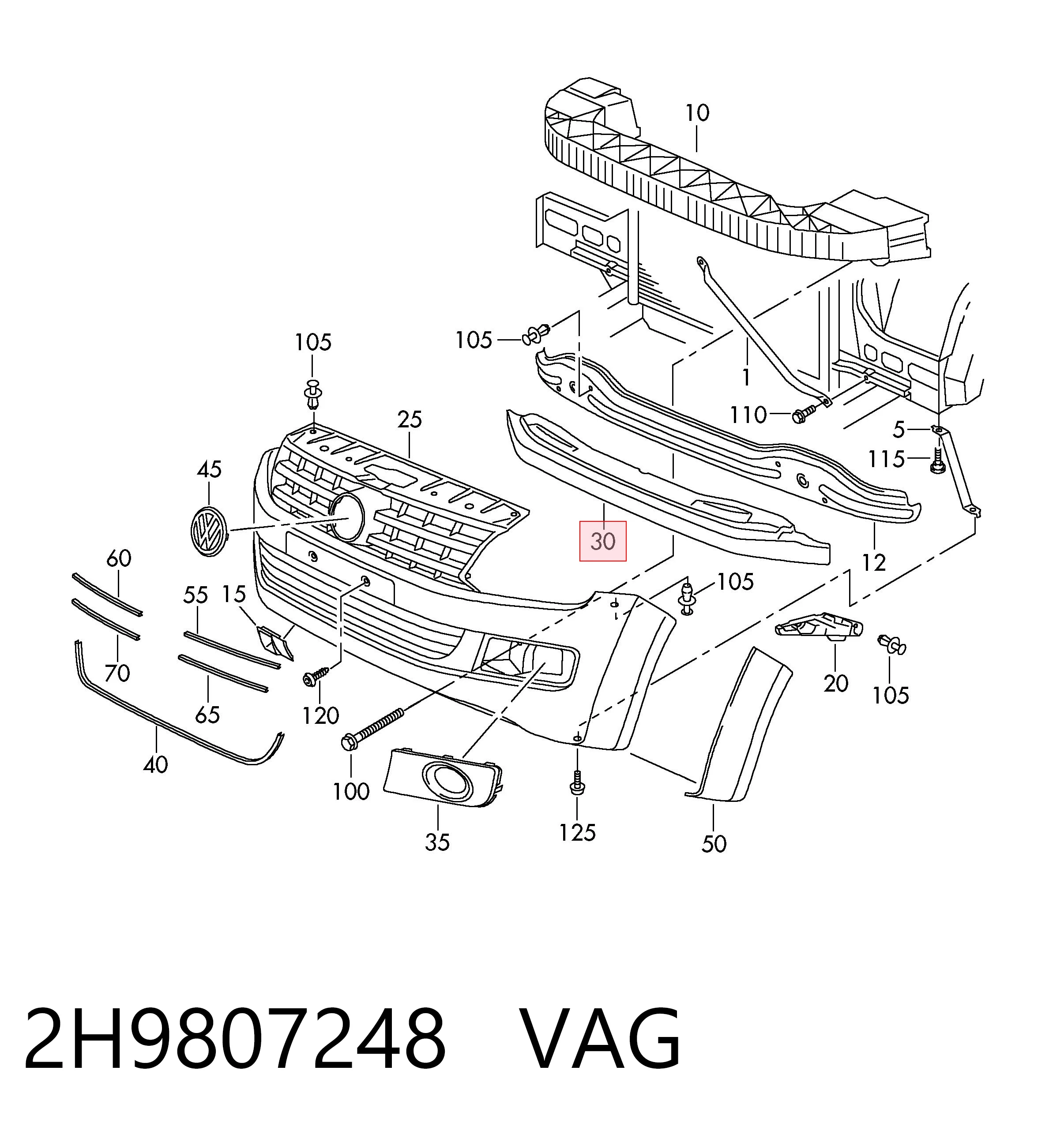 2H9807248 VAG