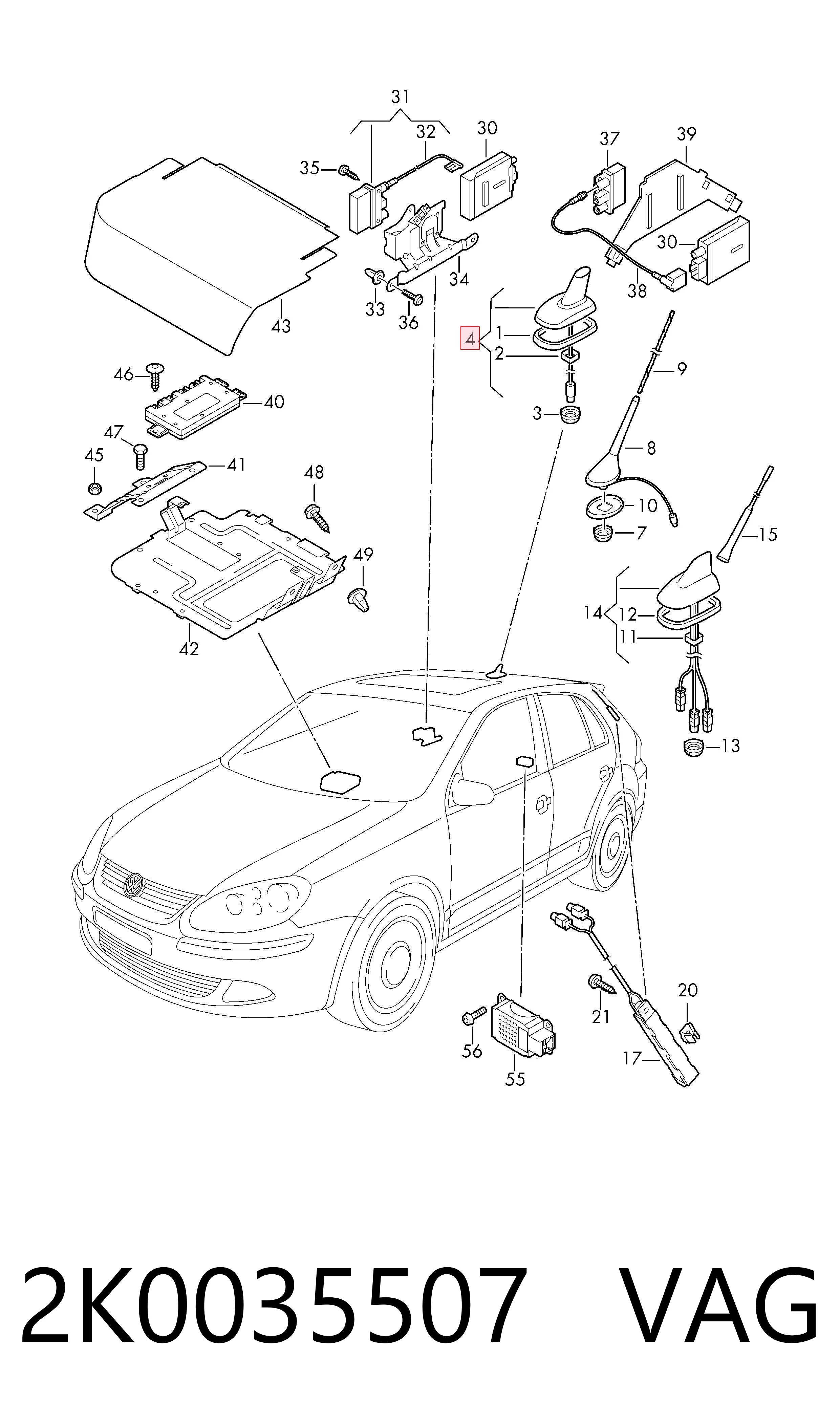 Compre Antena Volkswagen Jetta 6