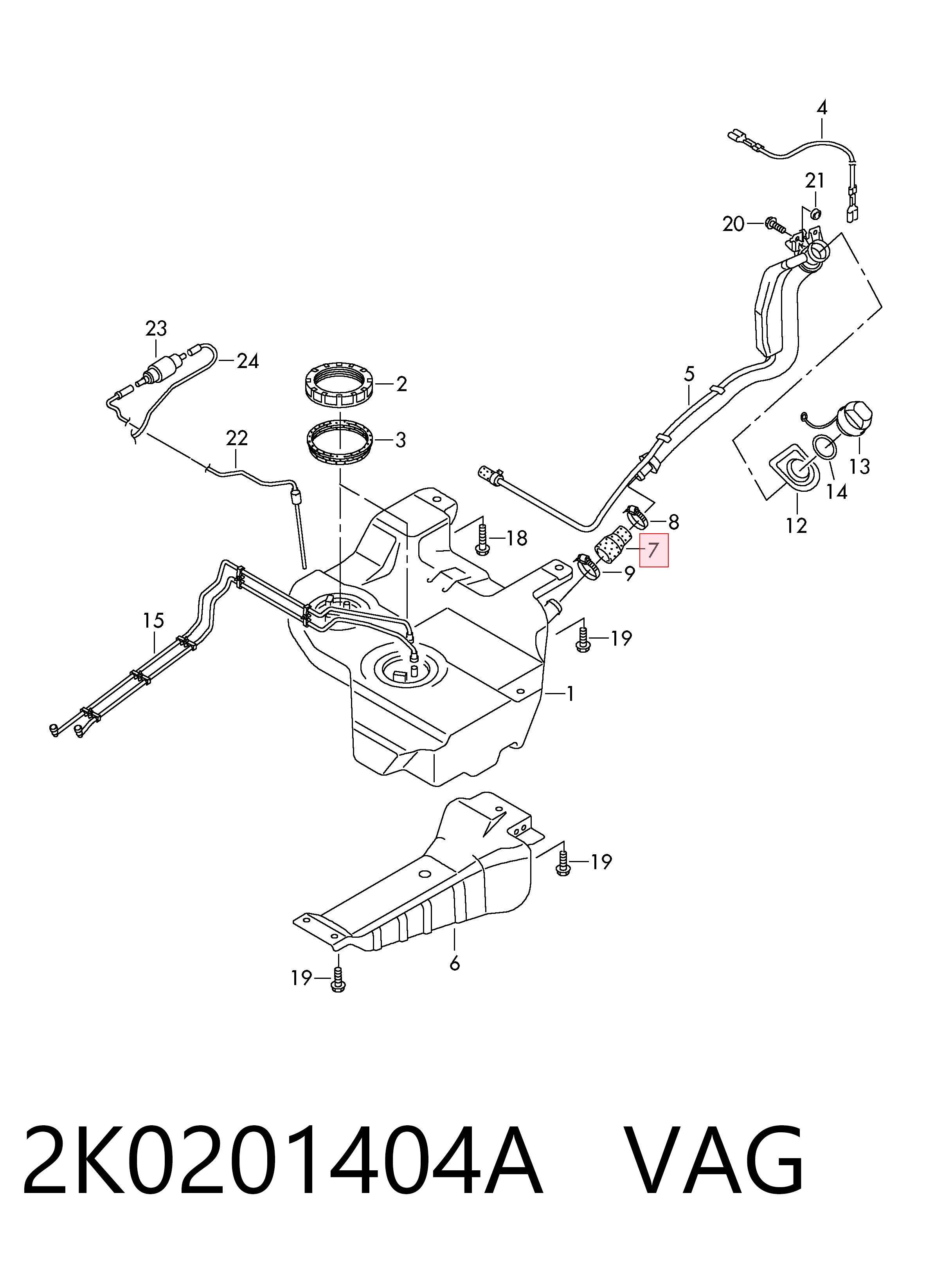 2K0201404A VAG