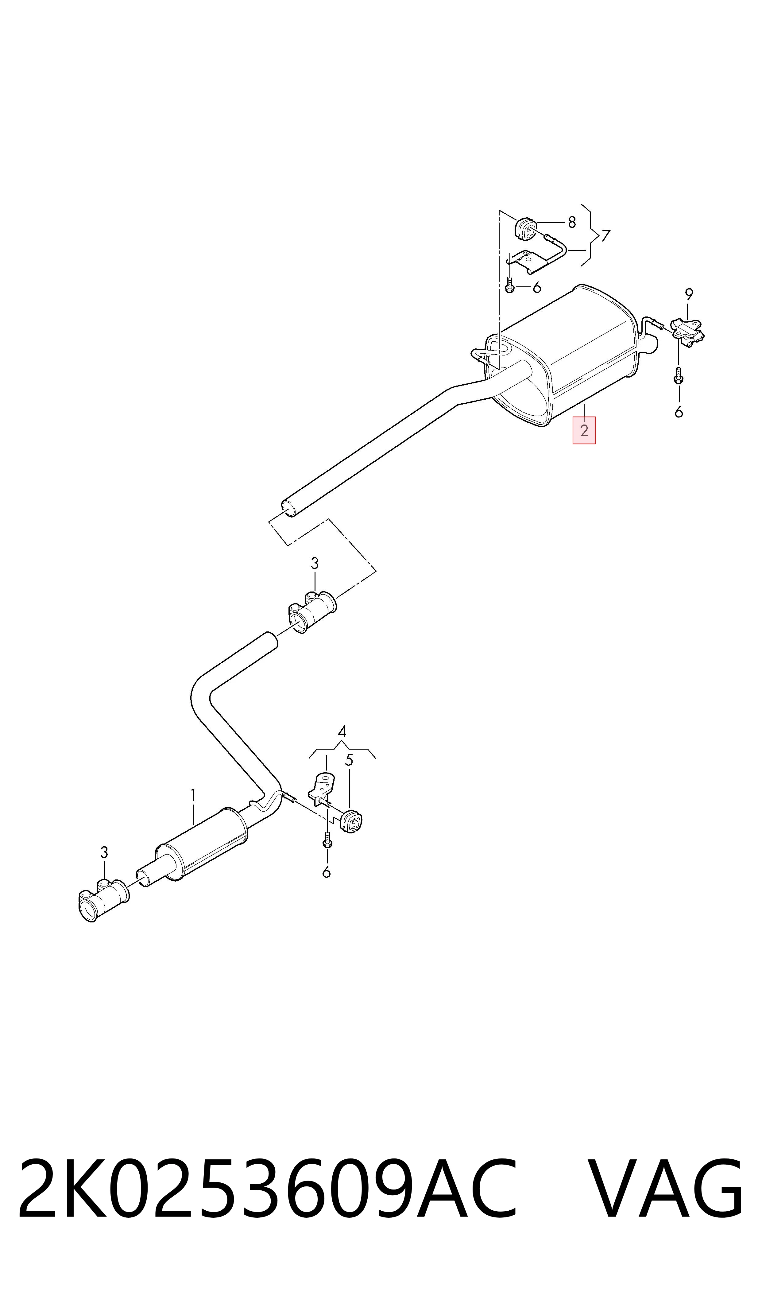 2K0253609AC VAG