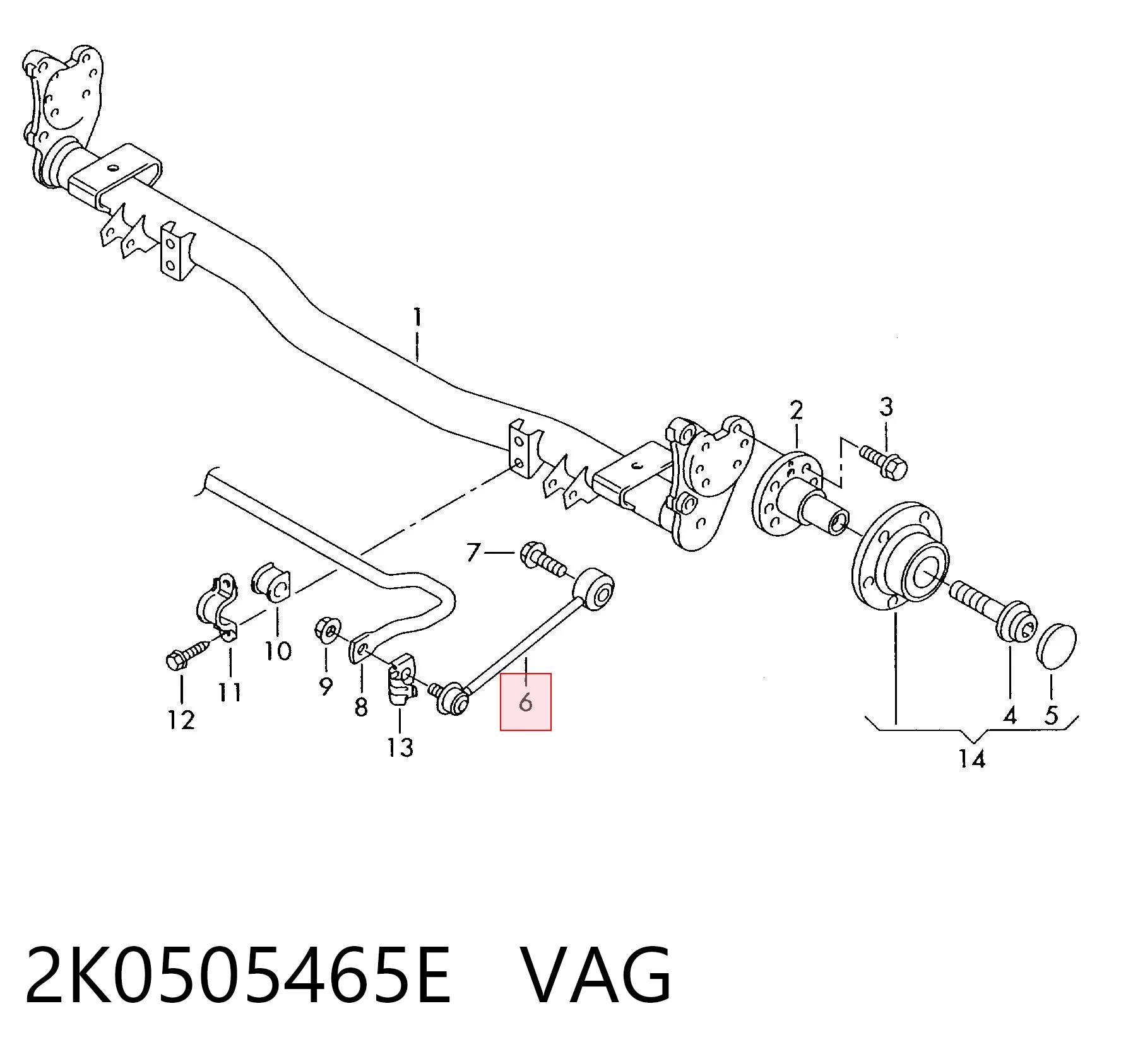 2K0505465E VAG