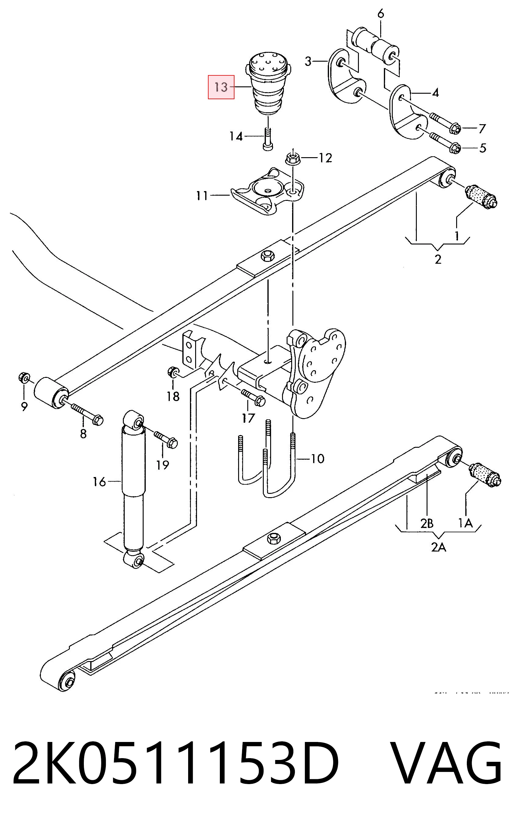 2K0511153D VAG