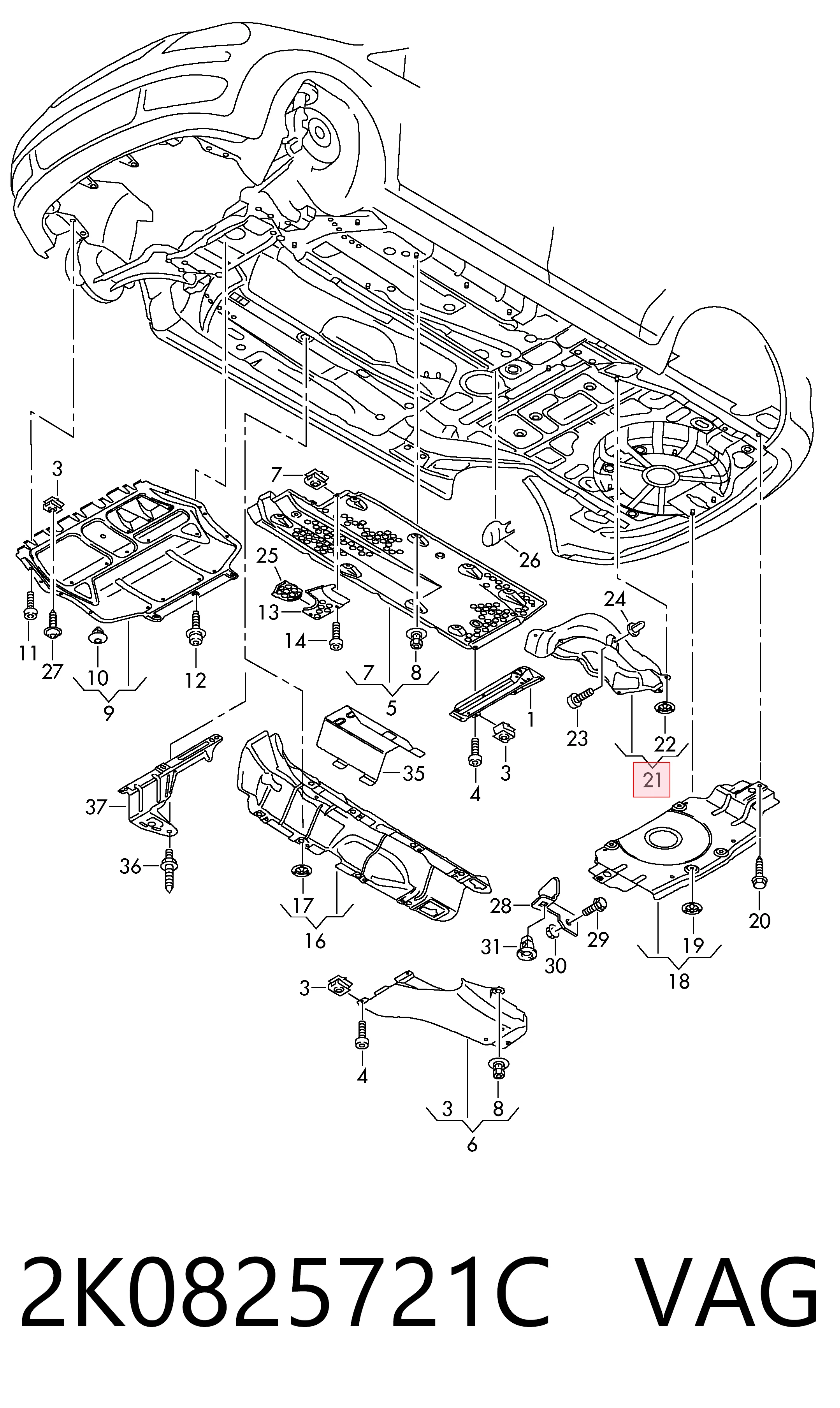 2K0825721C VAG