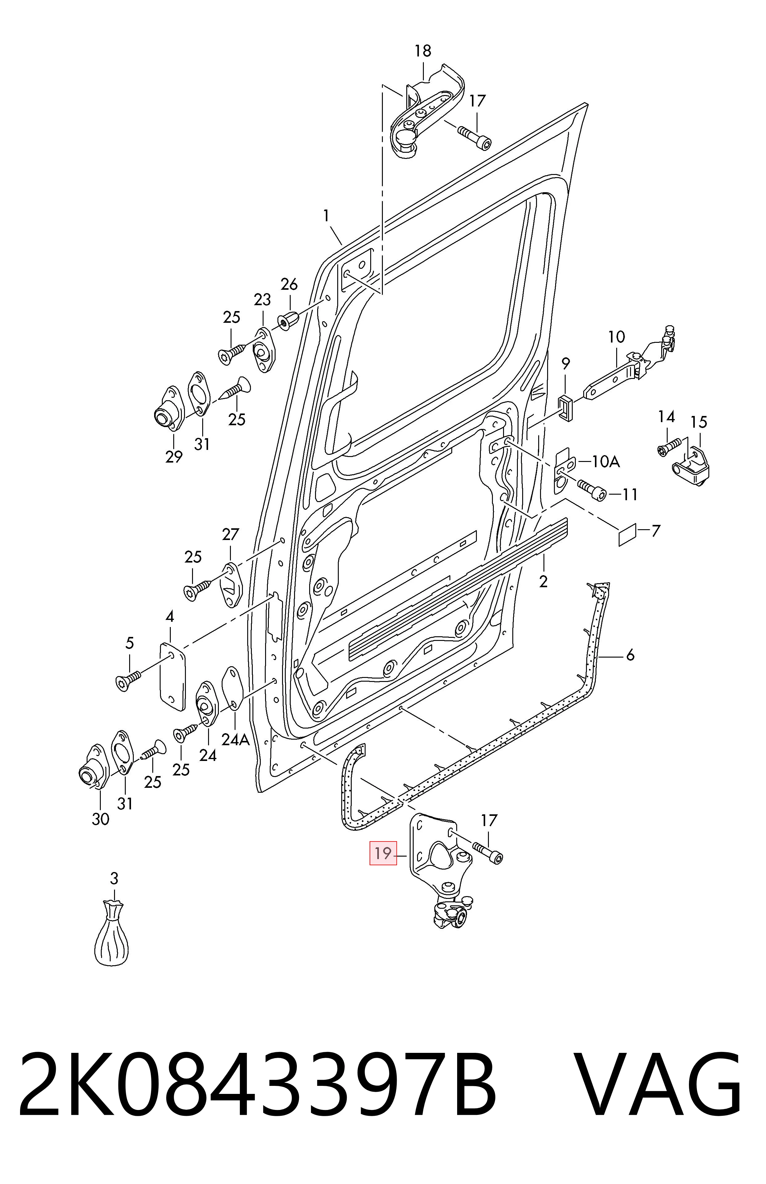  VAG 2K0843397B
