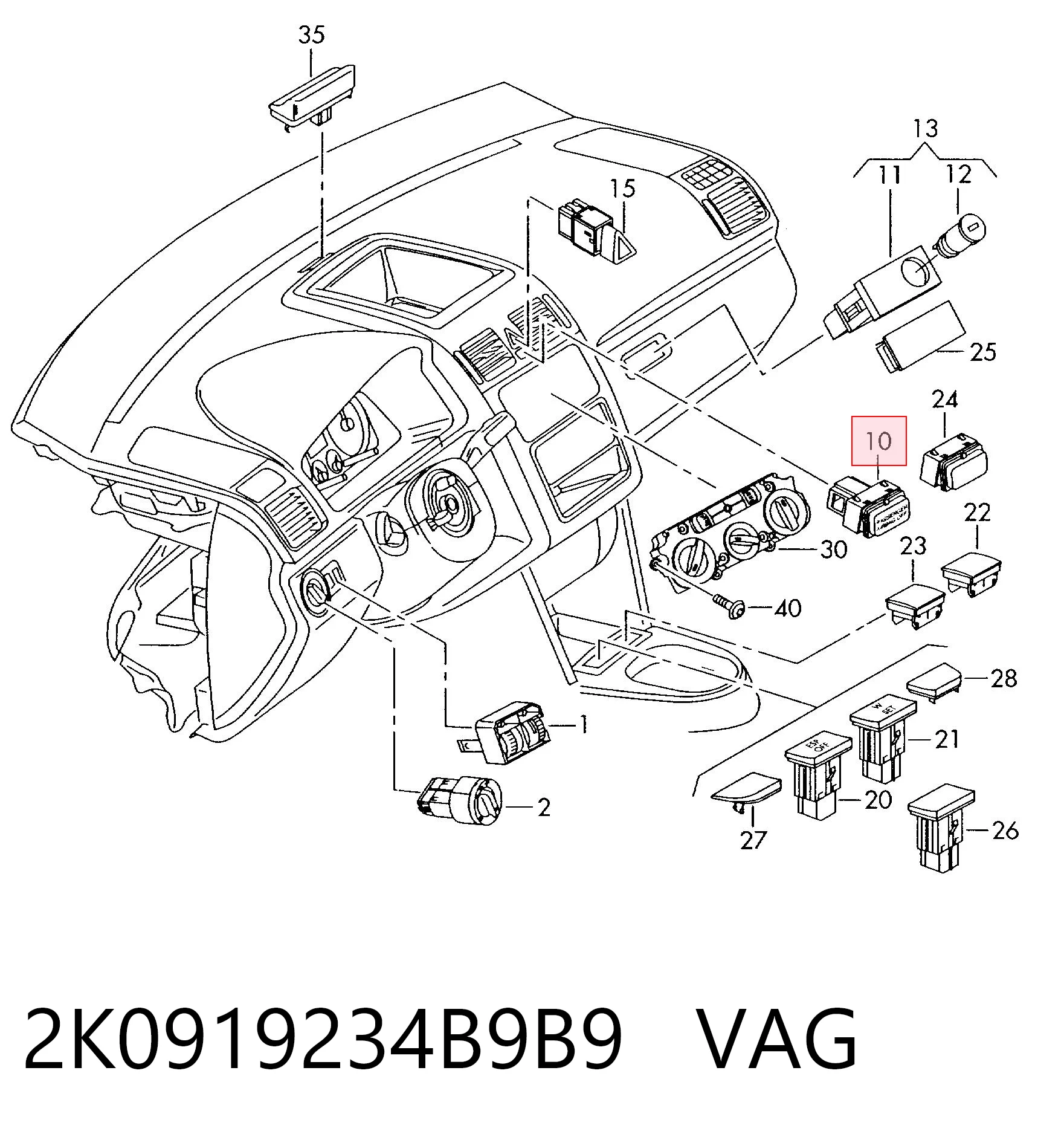 2K0919234B9B9 VAG