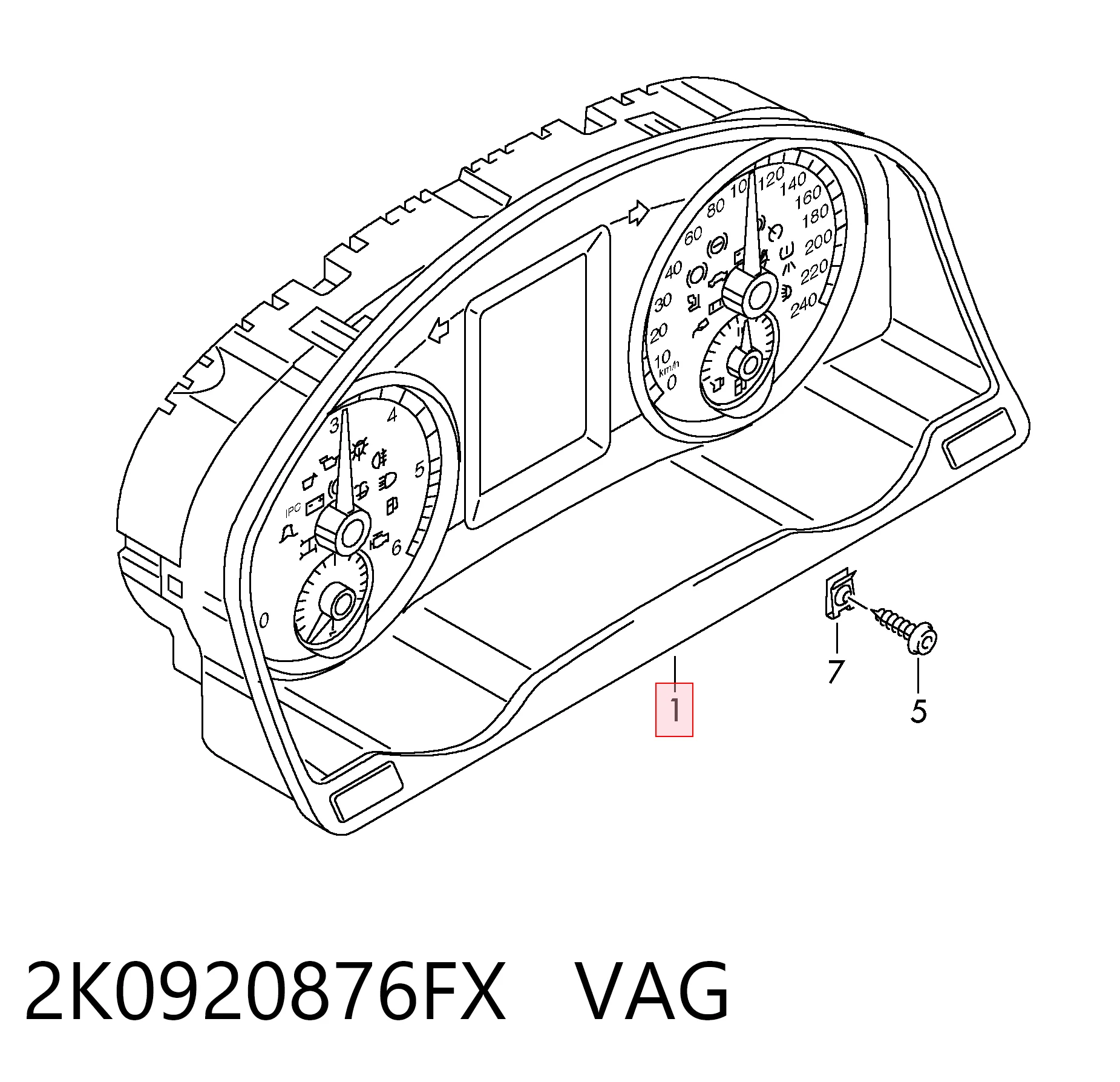 2K0920876FX VAG