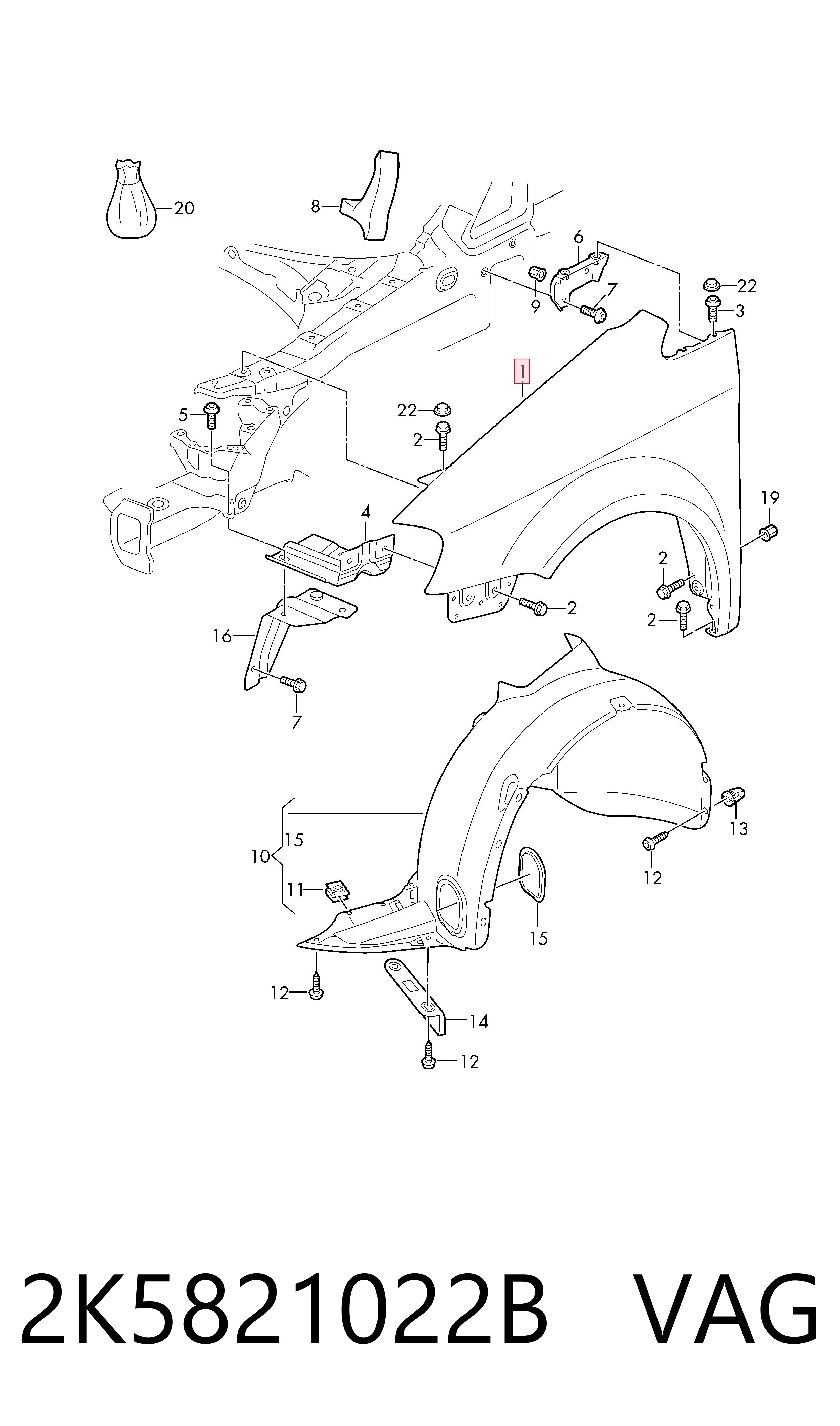 2K5821022B VAG