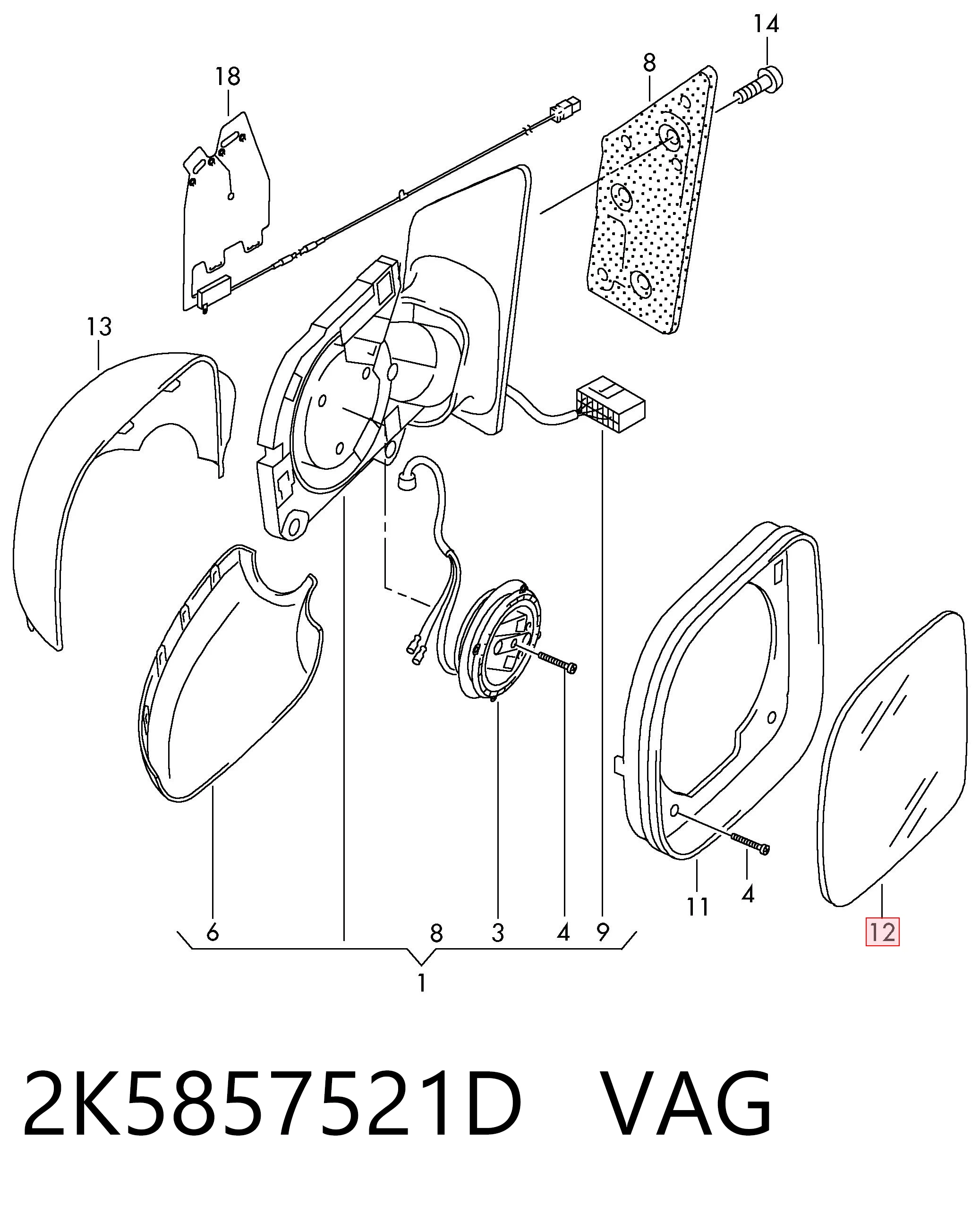 2K5857521D VAG