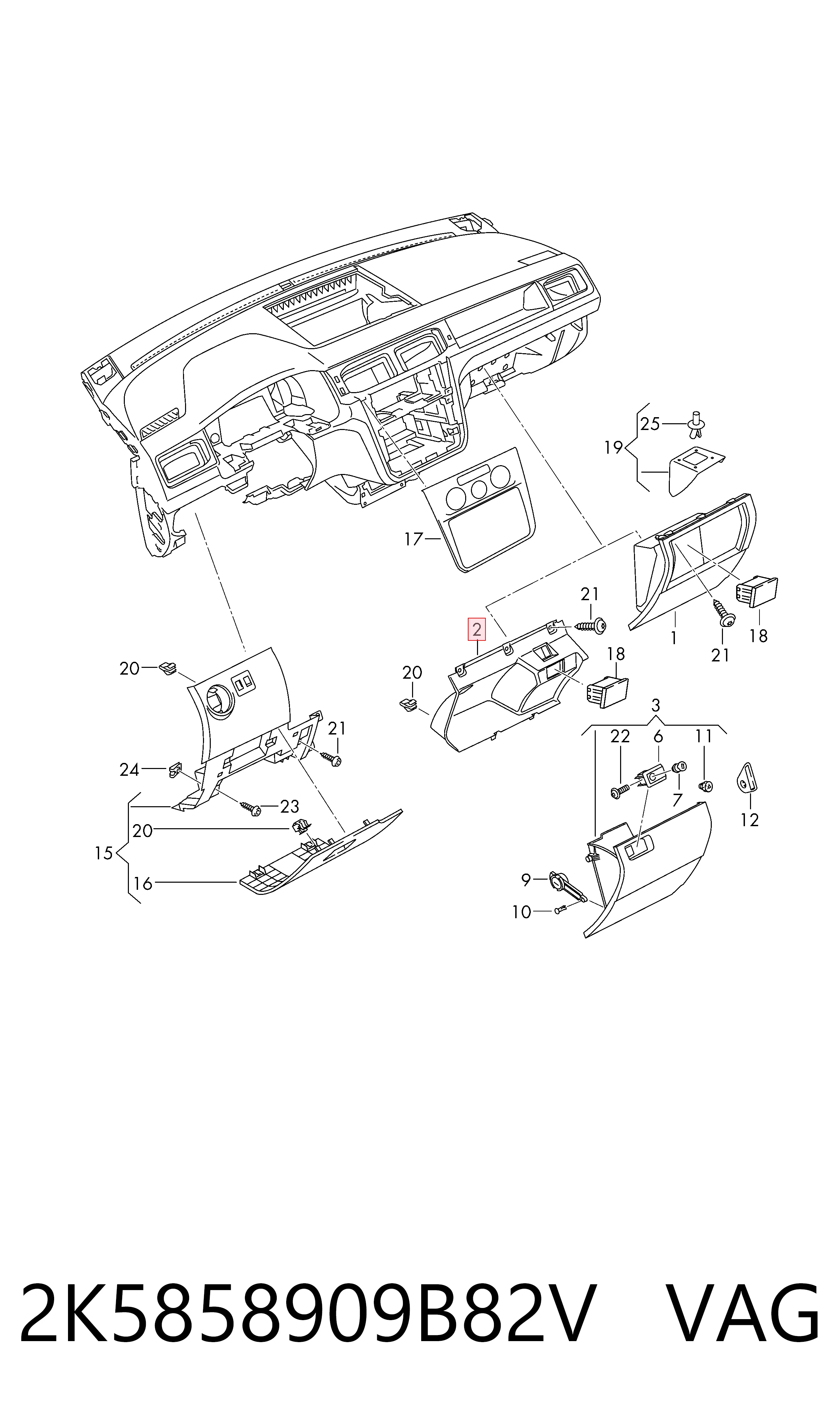 2K5858909B82V VAG