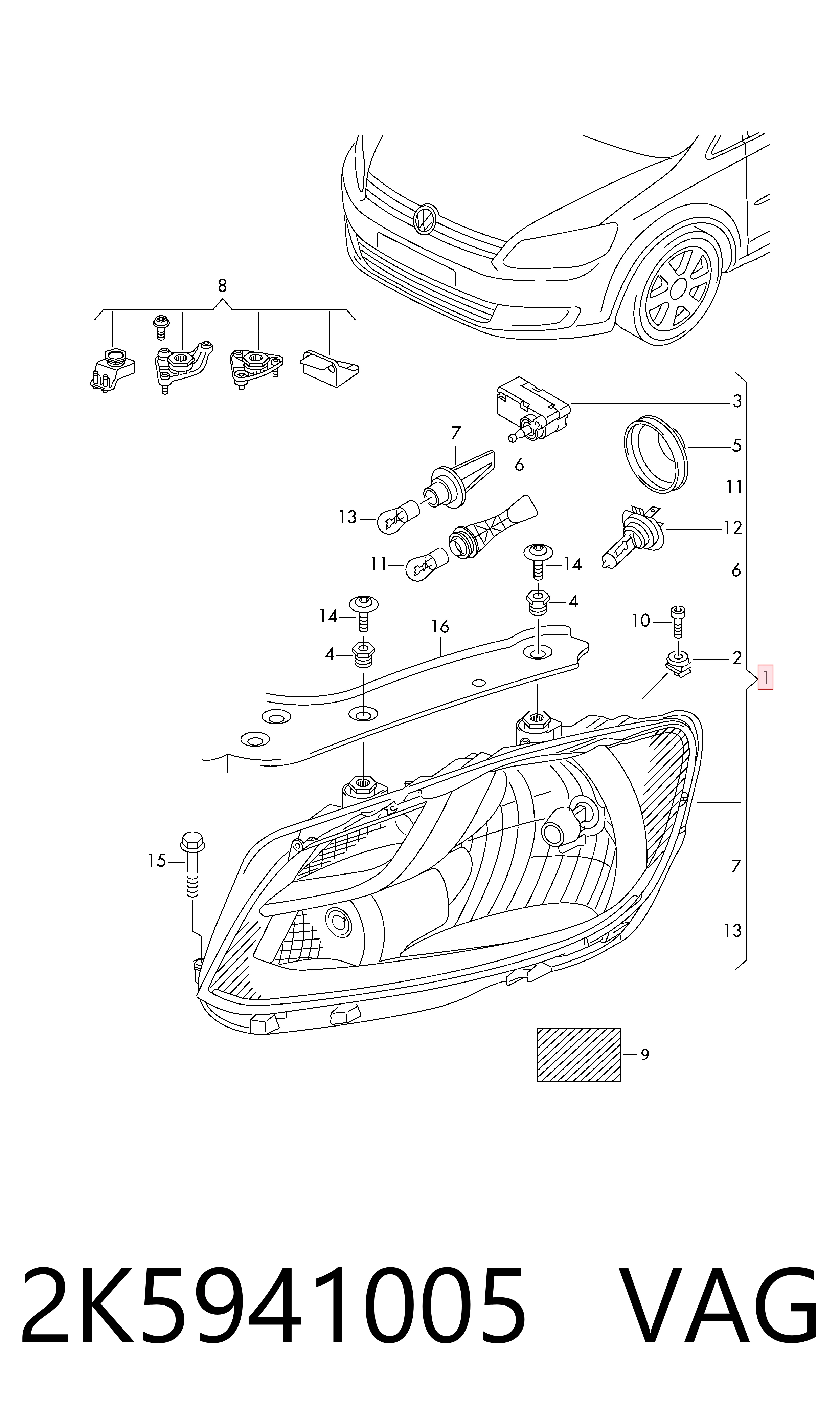 2K5941005 VAG