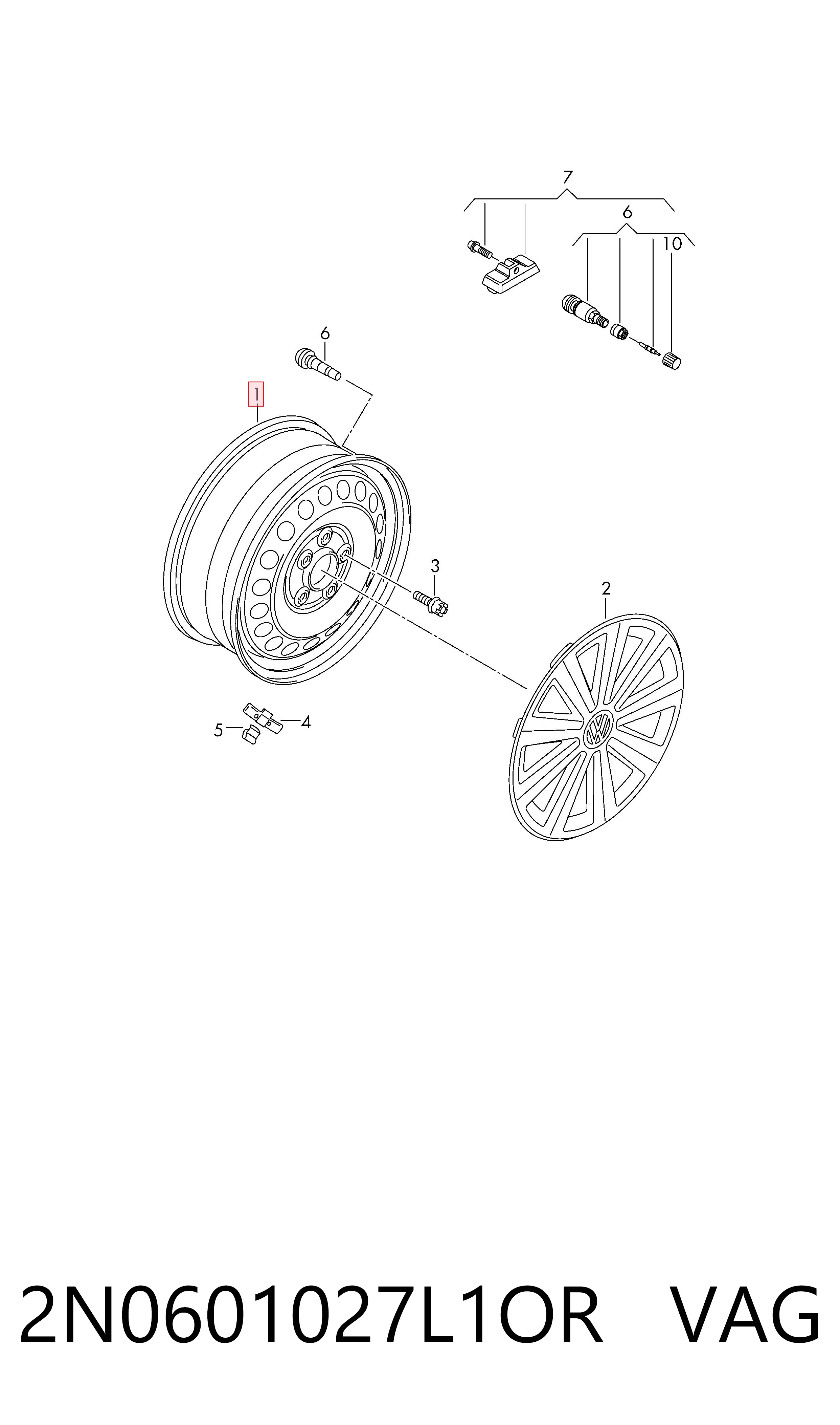 2N0601027L1OR VAG