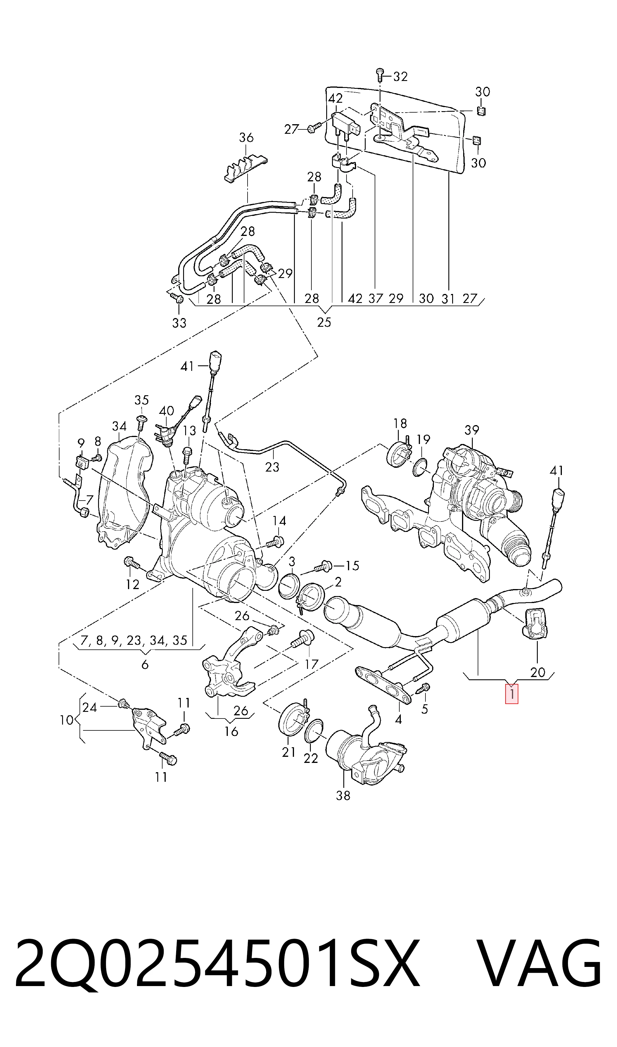 2Q0254501SX VAG