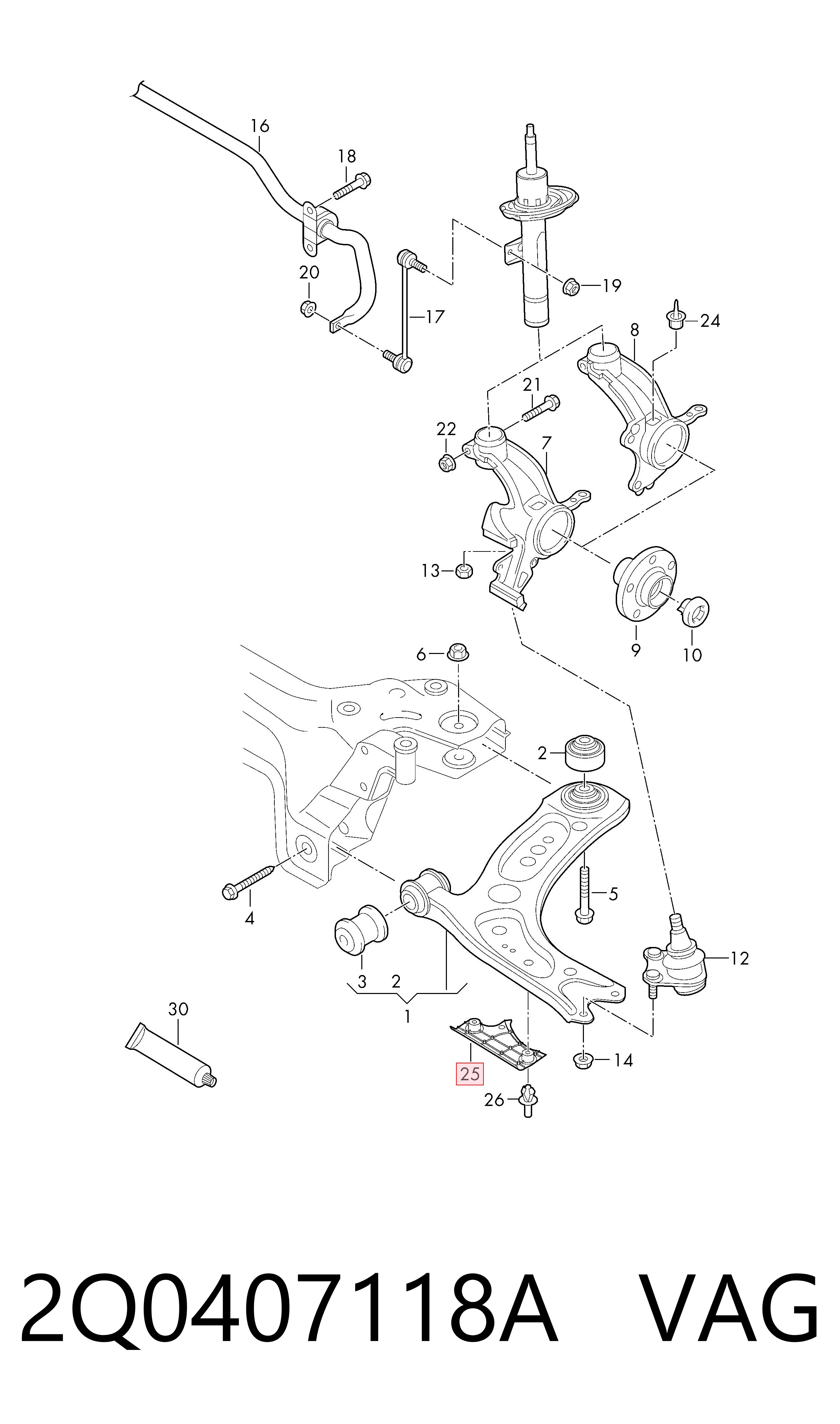 2Q0407118A VAG