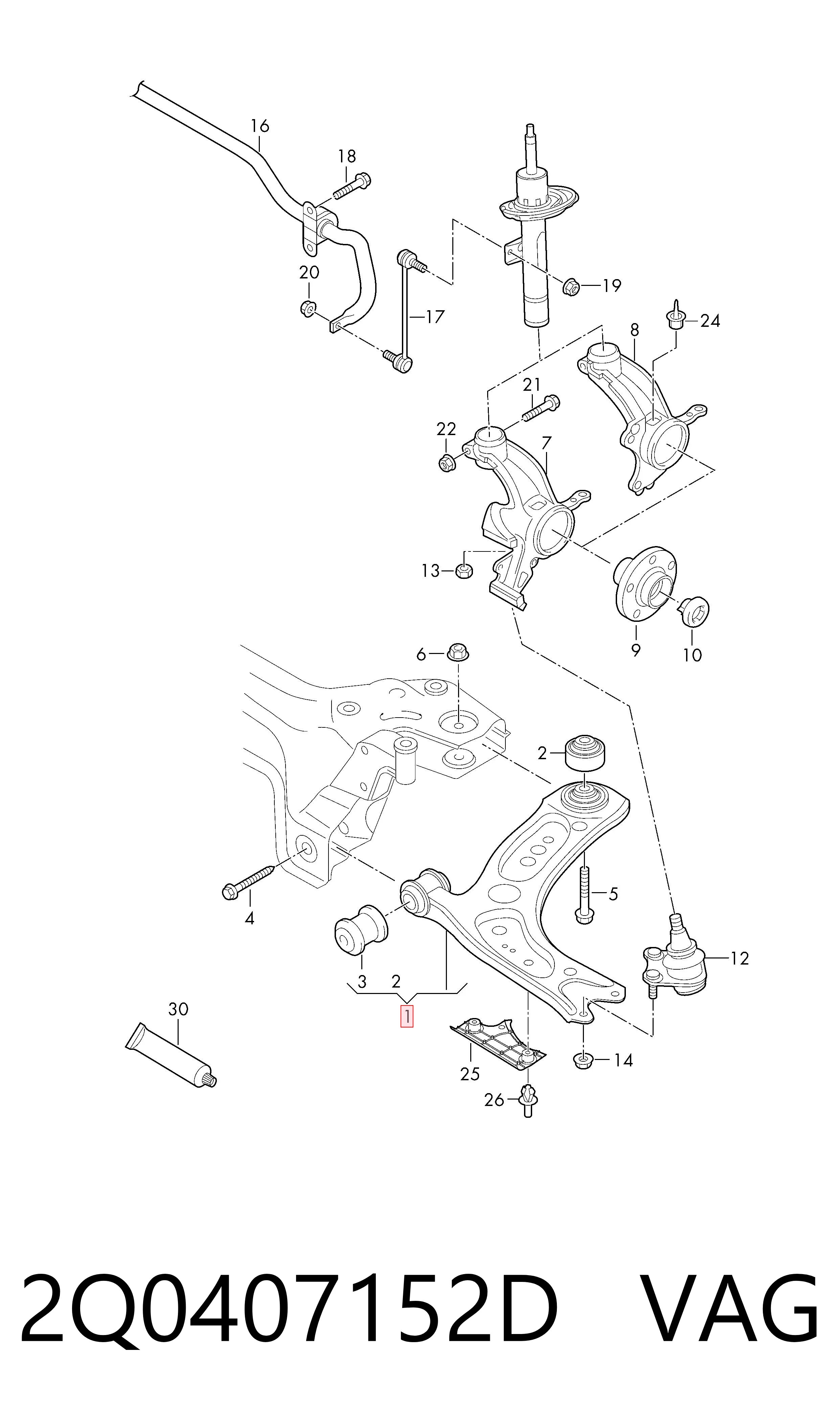 2Q0407152D VAG