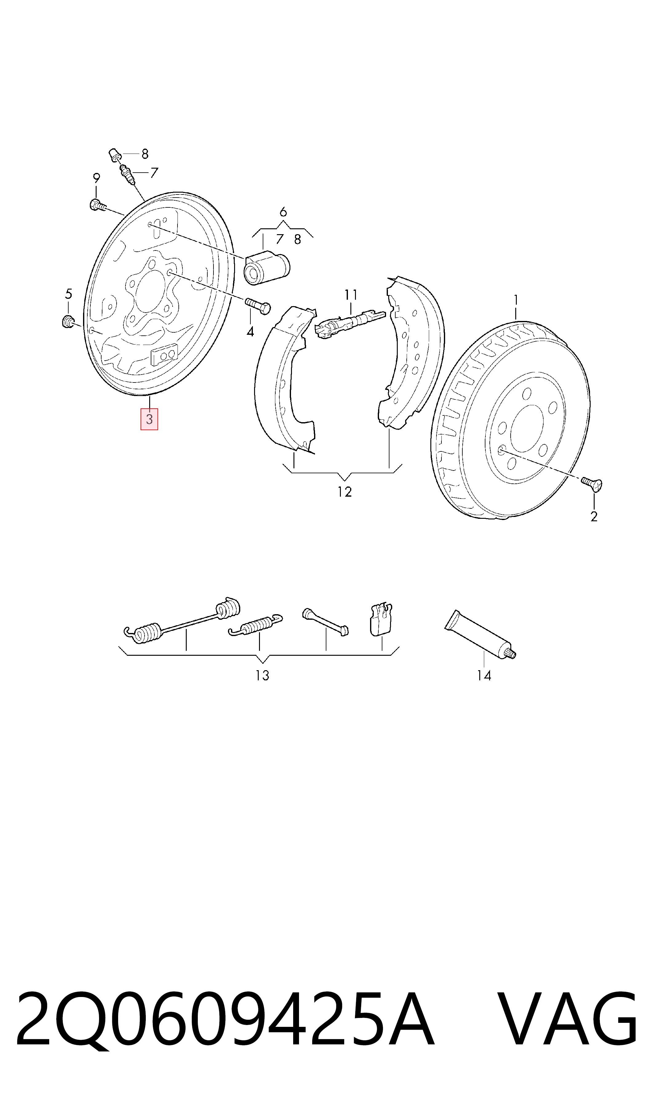 2Q0609425A VAG