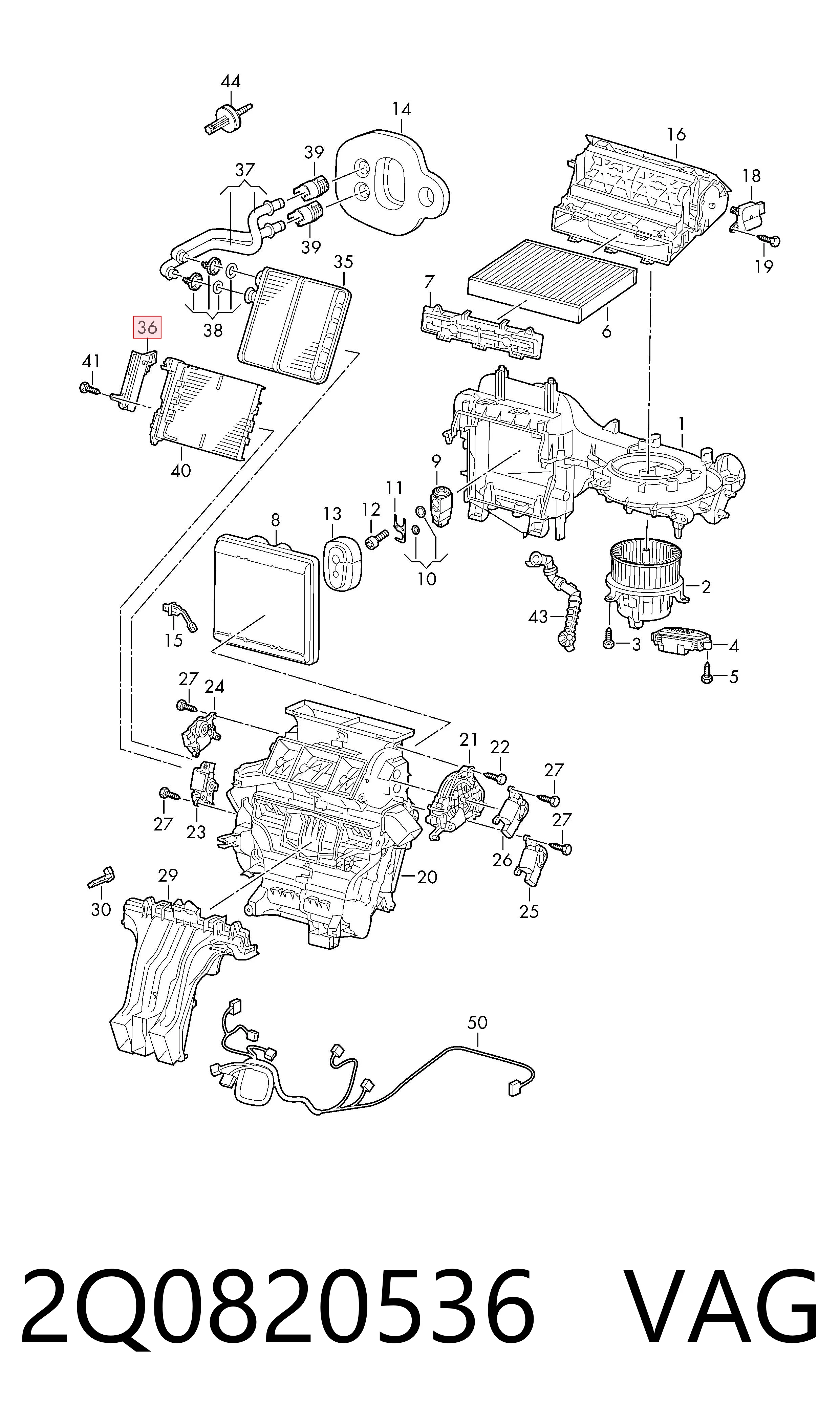 2Q0820536 VAG
