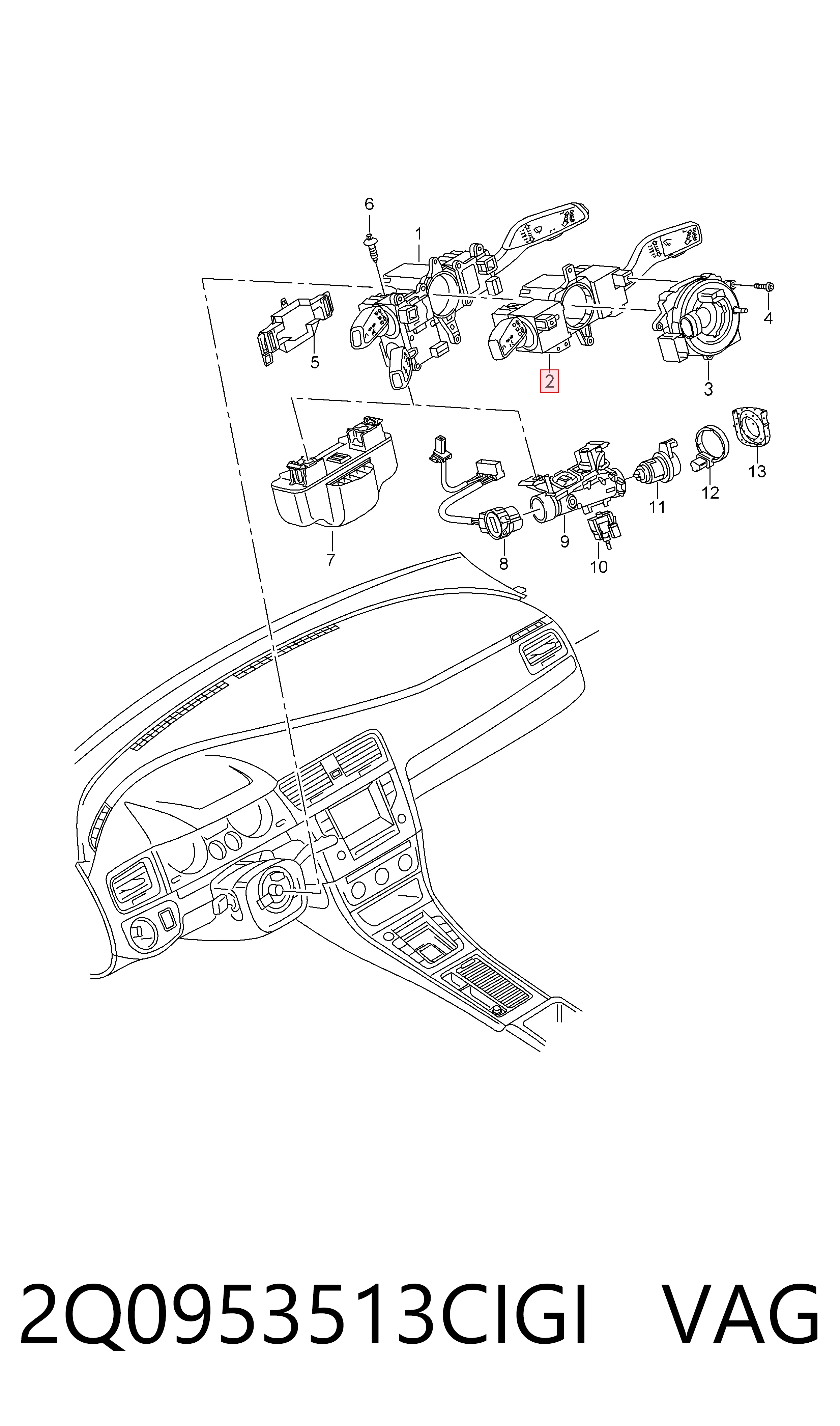 2Q0953513CIGI VAG 