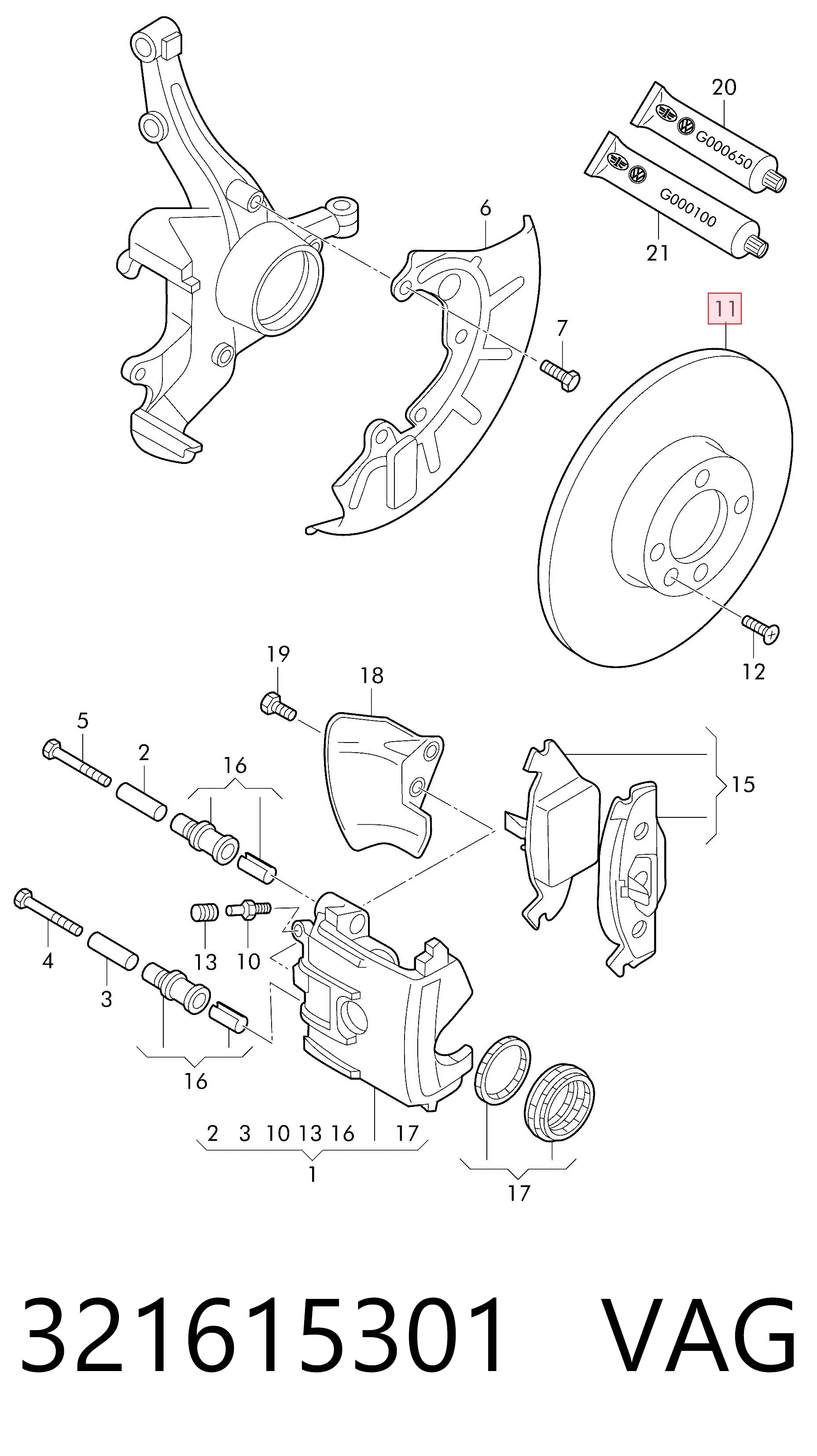  para Volkswagen Caddy I (14)