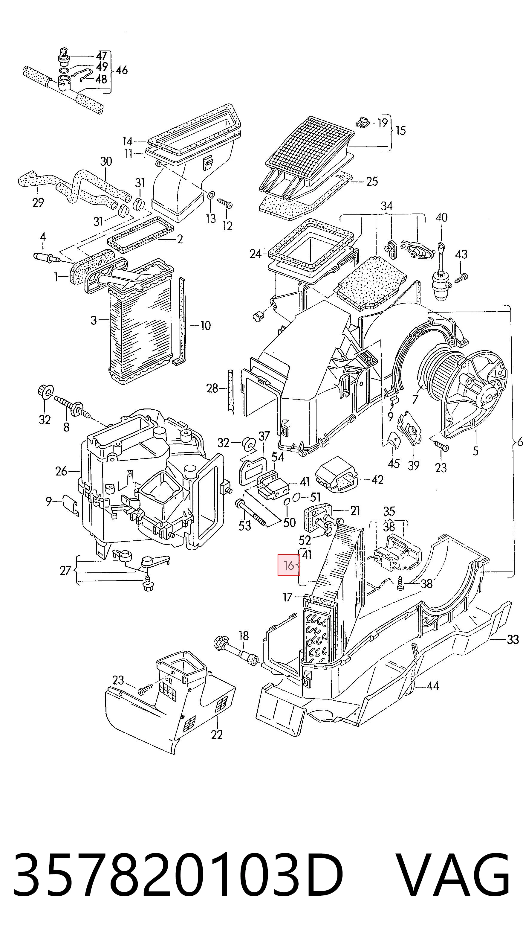 Compre Vaporizador de aparelho de ar condicionado Volkswagen Golf 2