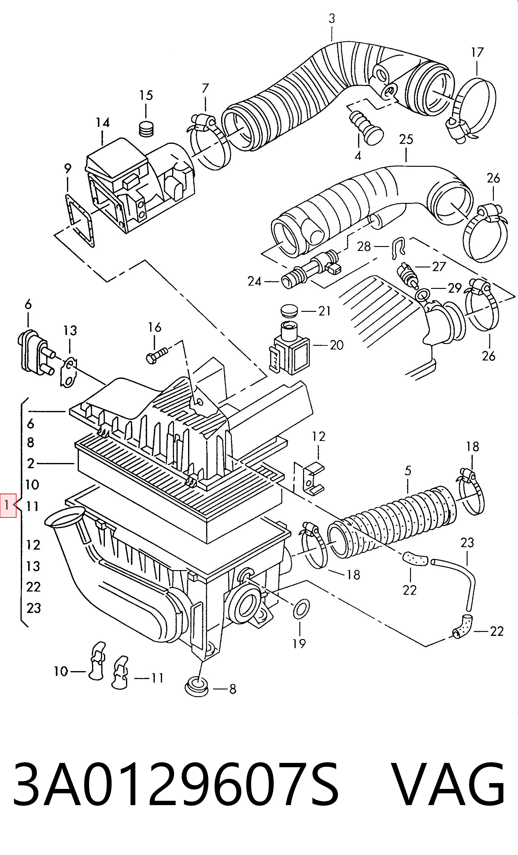 3A0129607S VAG