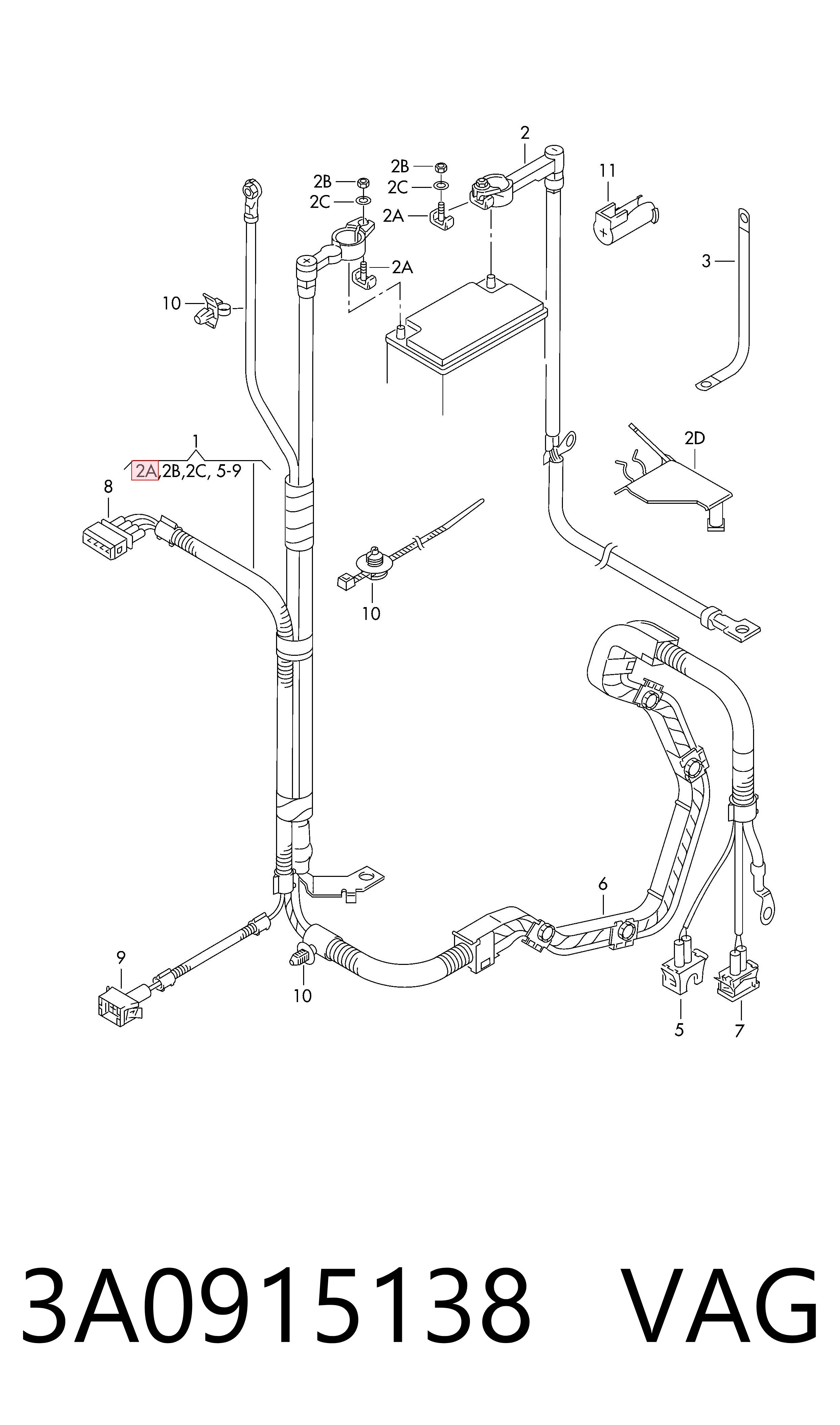 3A0915138 VAG 