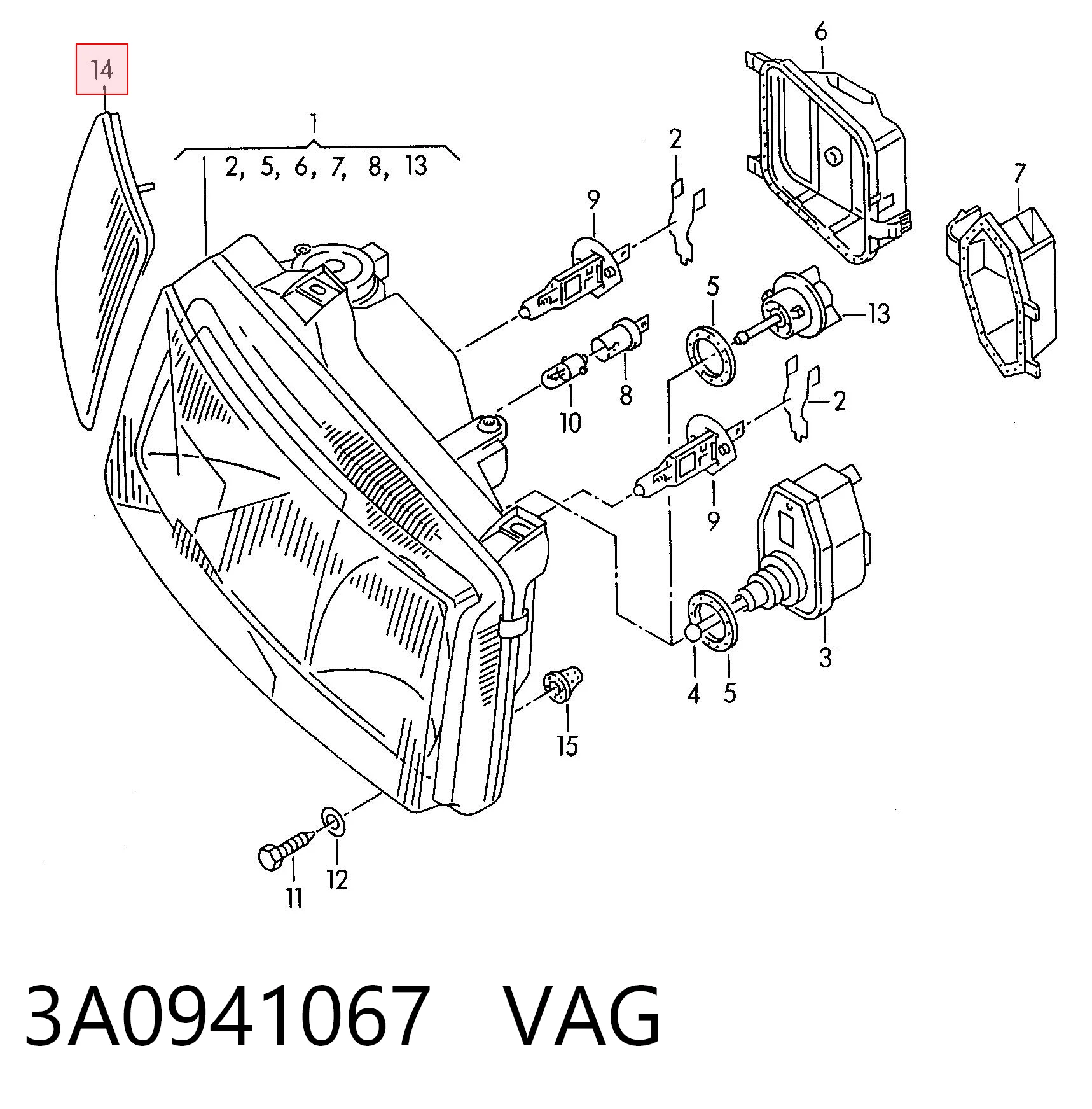 3A0941067 VAG