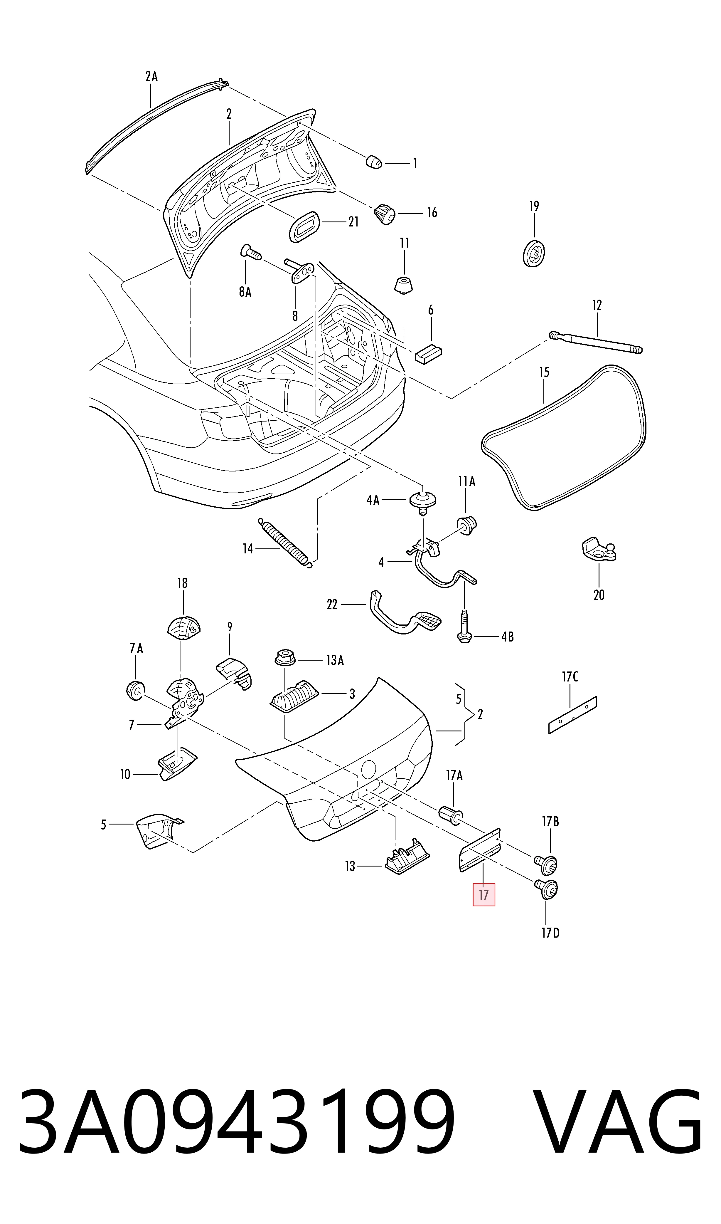 3A0943199 VAG 
