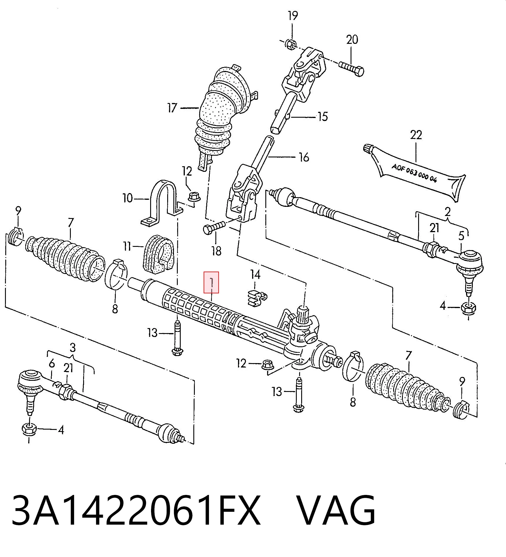 3A1422061FX VAG