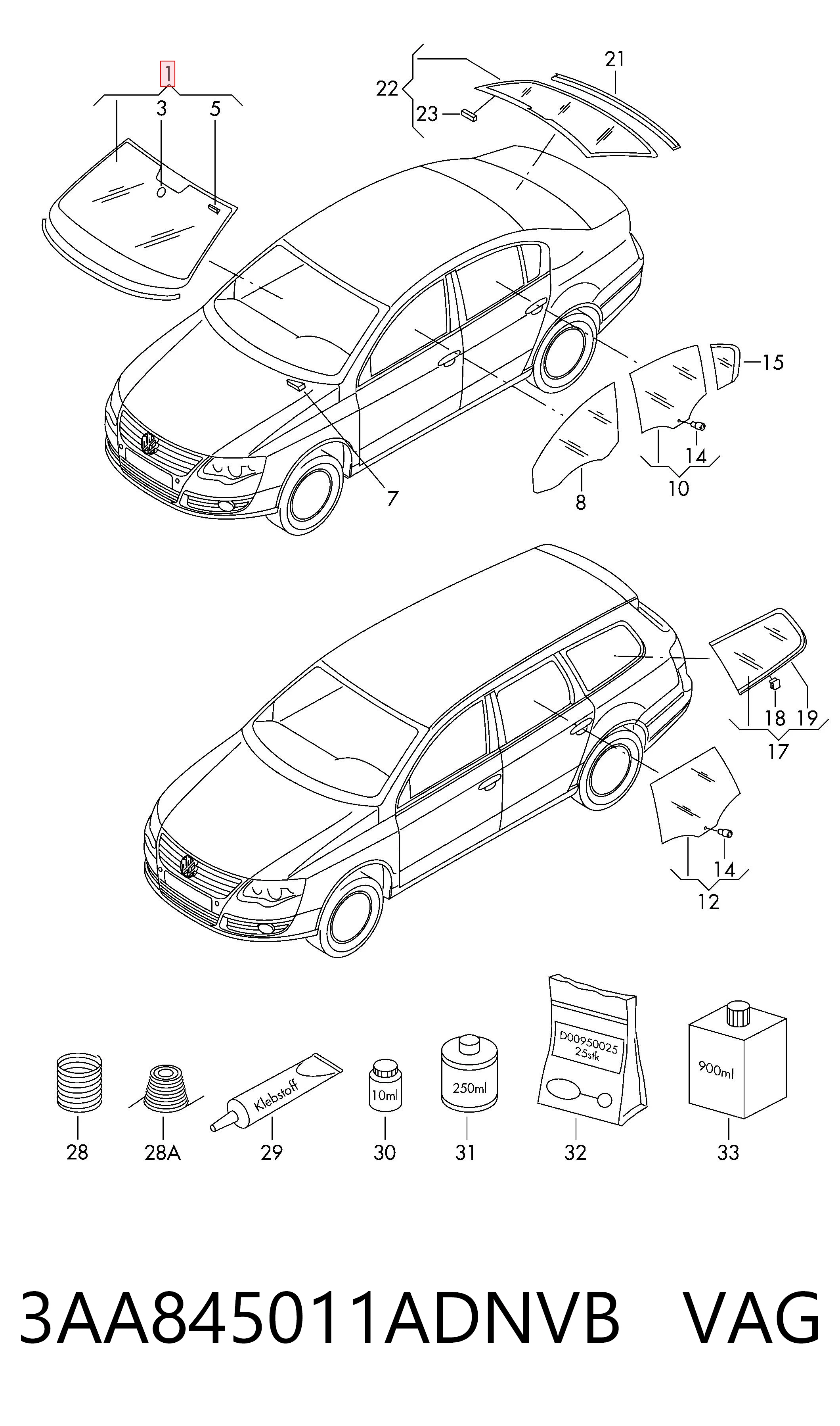 3AA845011ADNVB VAG