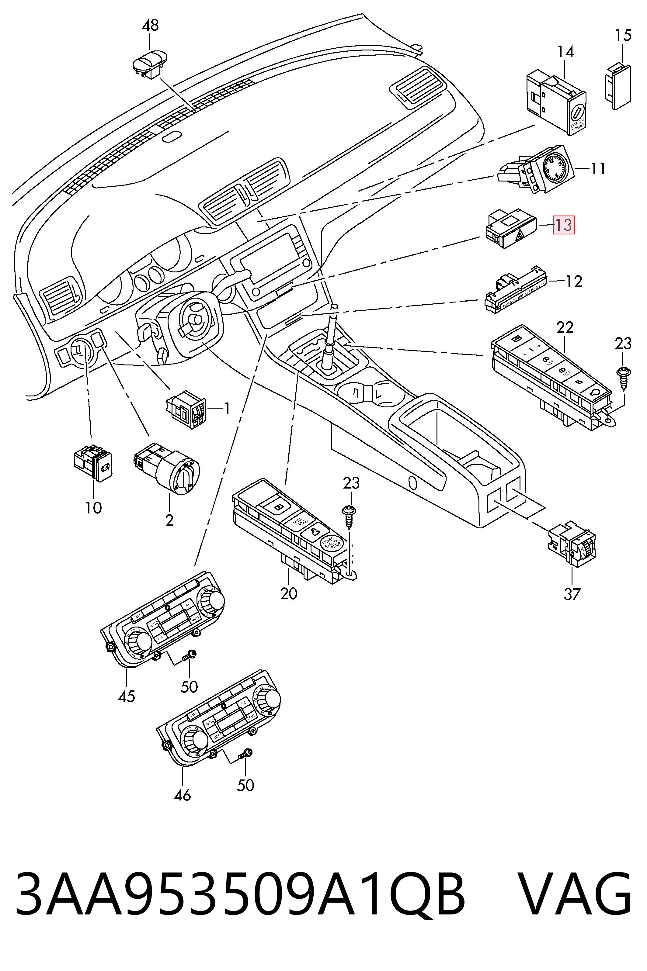 3AA953509A1QB VAG